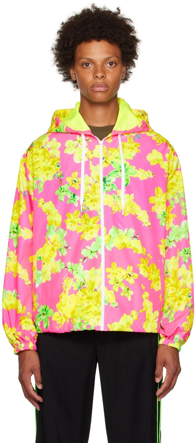 Versace o1y0425 Hooded Jacket in Multicolor Size US M / EU 48-50 / 2 - 1 Thumbnail