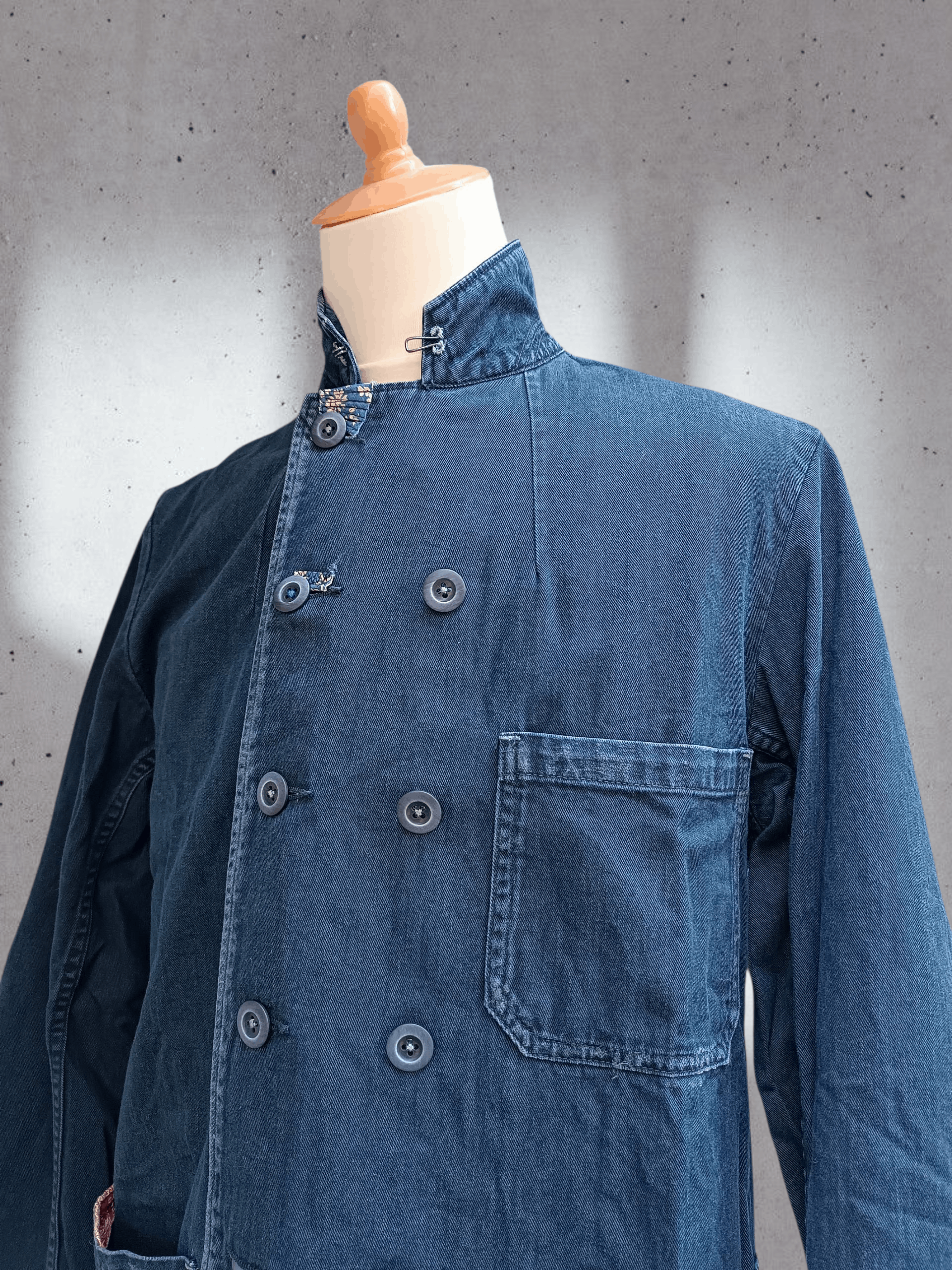 45rpm 45rpm Indigo Distressed Work Jacket Size US L / EU 52-54 / 3 - 2 Thumbnail