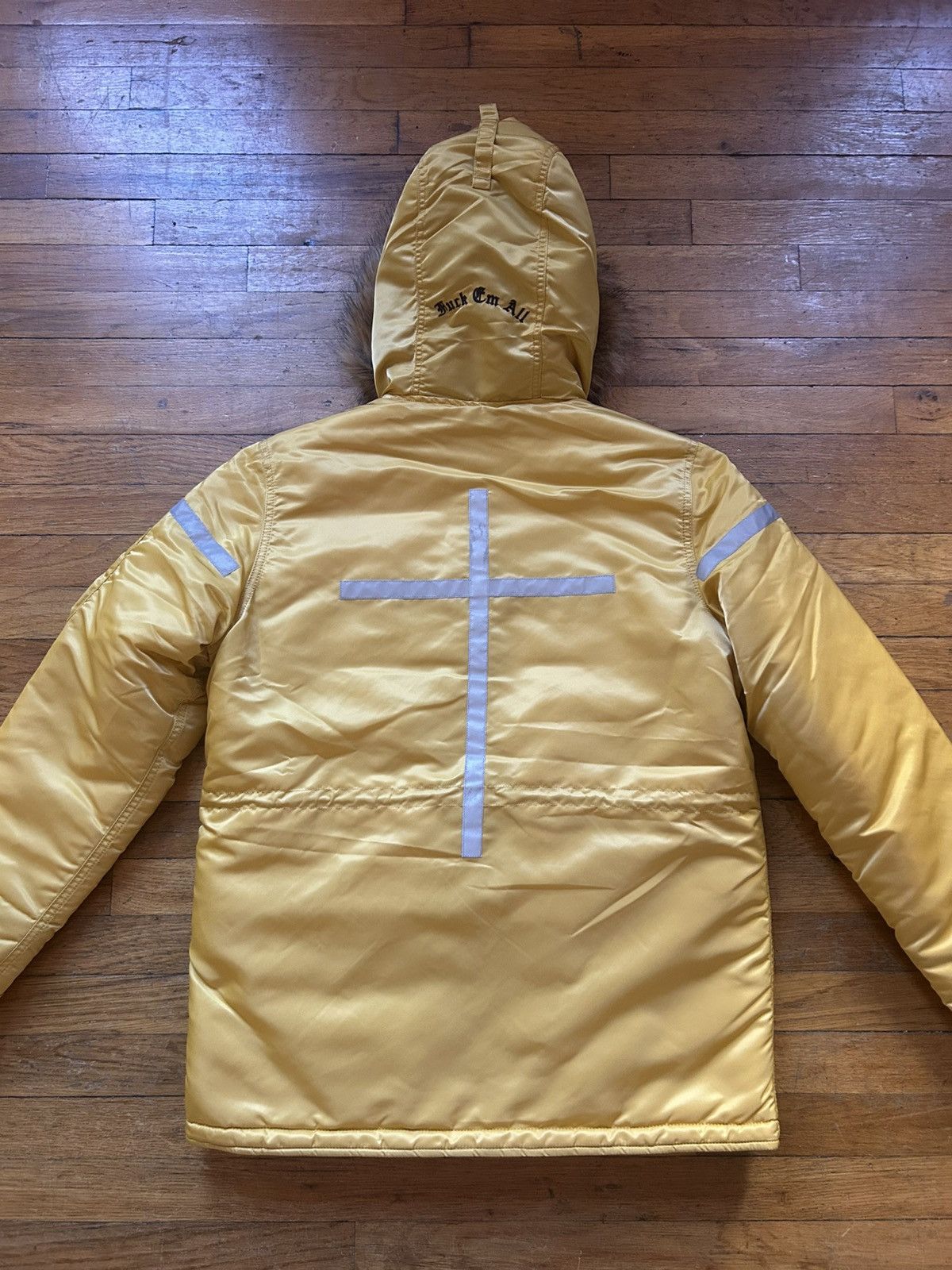Supreme FW17 Reflective Cross N-3B Fur Parka Size US M / EU 48-50 / 2 - 2 Thumbnail