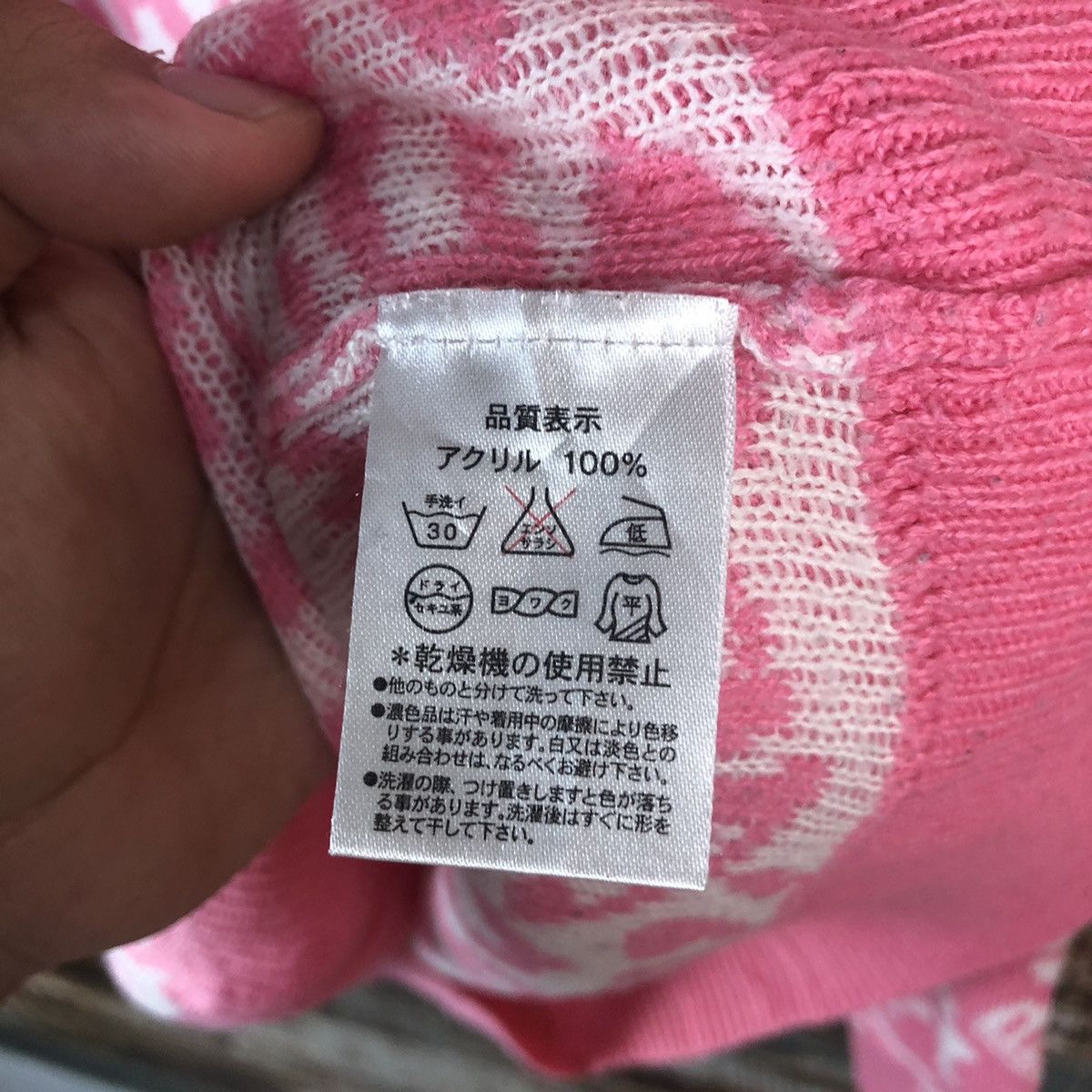 Japanese Brand DL Baby Doll Pink Cardigan Knitwear #C673 Size S / US 4 / IT 40 - 11 Thumbnail