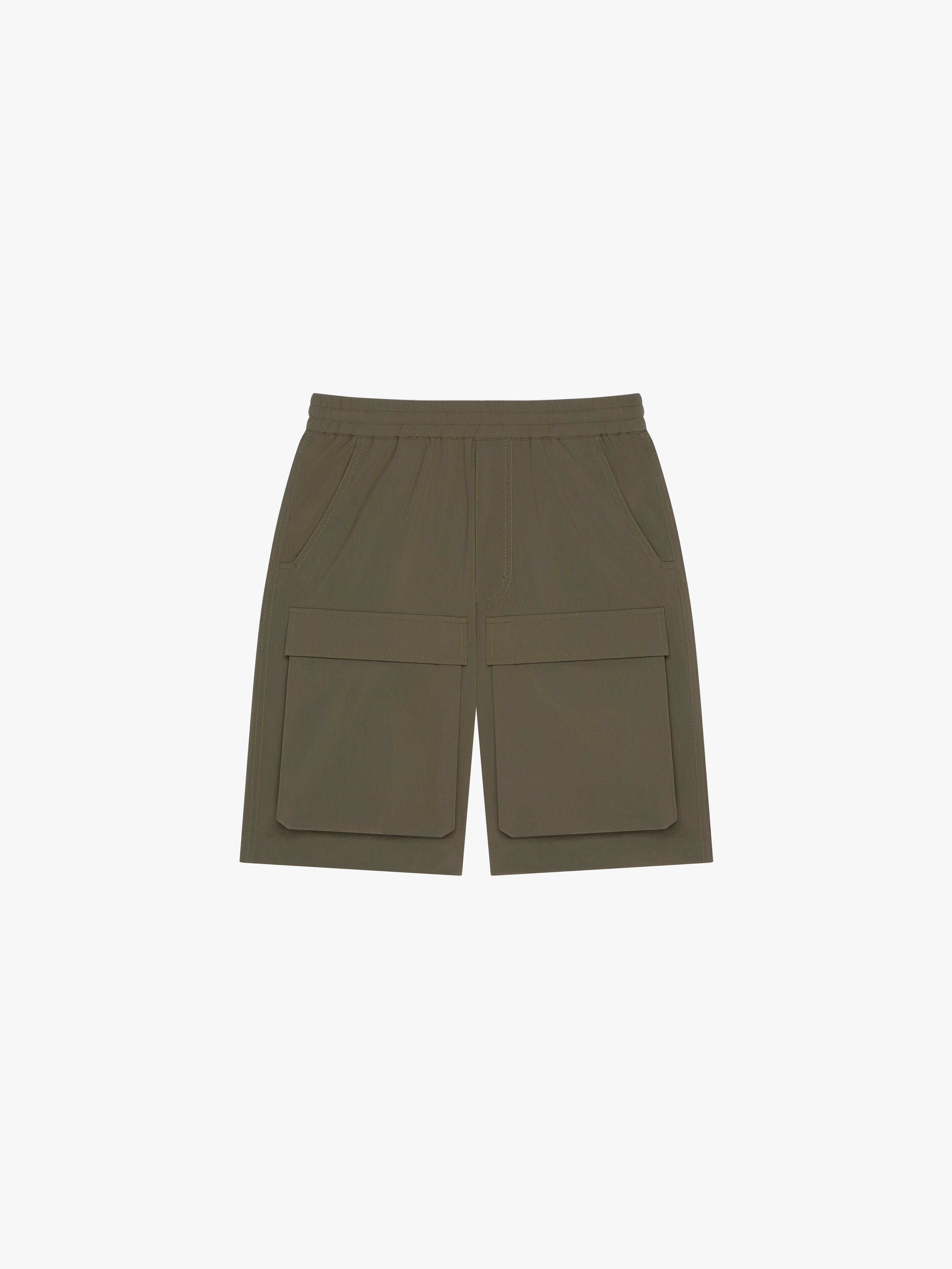 Givenchy o1w1db10925 Military Spirit Short With Elastic in Green Size US 34 / EU 50 - 1 Thumbnail