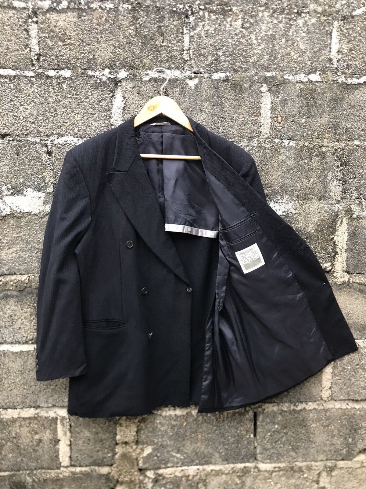 Enrico Coveri ⚡️Vintage Enrico Coveri Double Breasted Blazer Size 46R - 6 Thumbnail