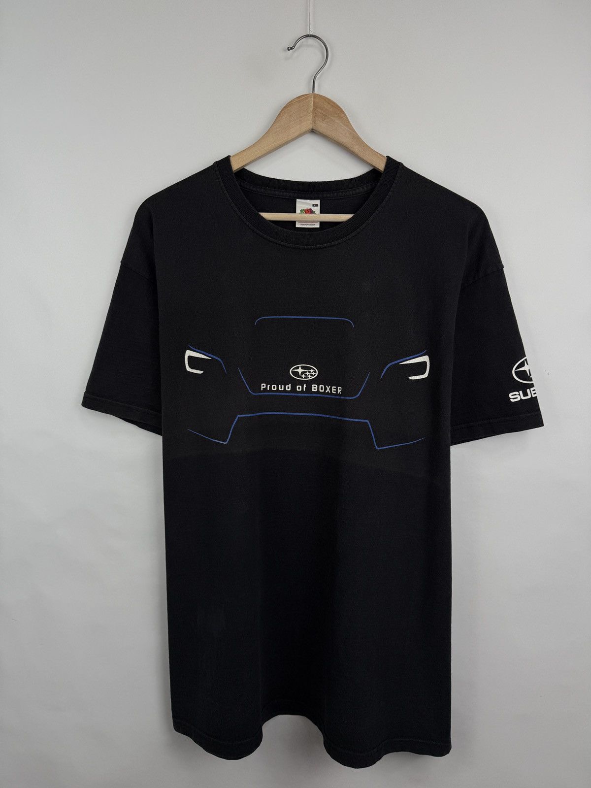 Honda 🇺🇸 Vintage 90s Subaru Proud of Boxer Motul Racing T-Shirt 555 Size US XL / EU 56 / 4 - 4 Thumbnail