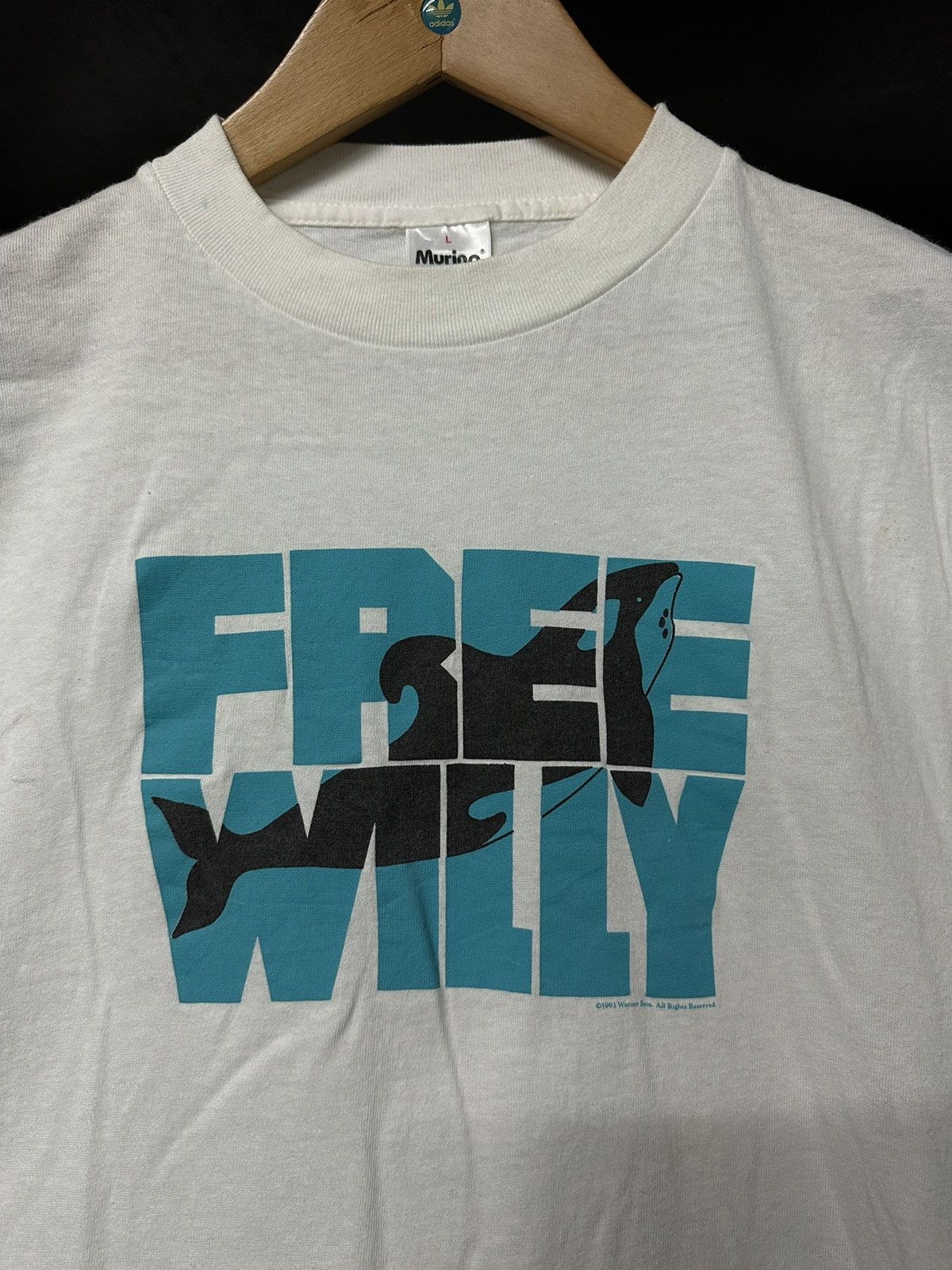 Vintage × Warner Bros Vintage 90s Movie Free Willy Warner Bros Tee Size US L / EU 52-54 / 3 - 2 Thumbnail