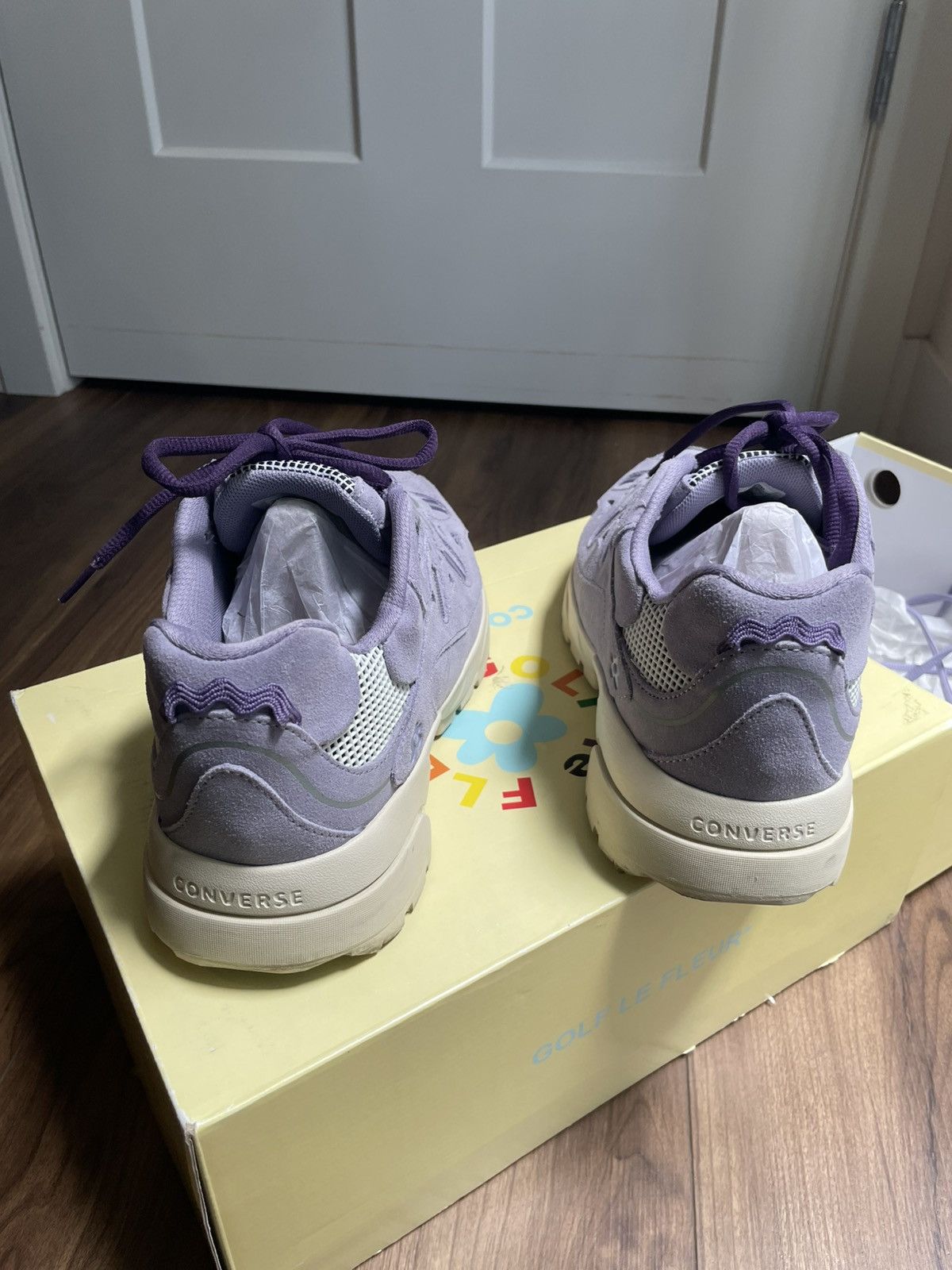Converse × Golf le Fleur Golf le Fleur x Converse Gianno – Lavender Gray/Off White Size US 8 / EU 41 - 4 Thumbnail