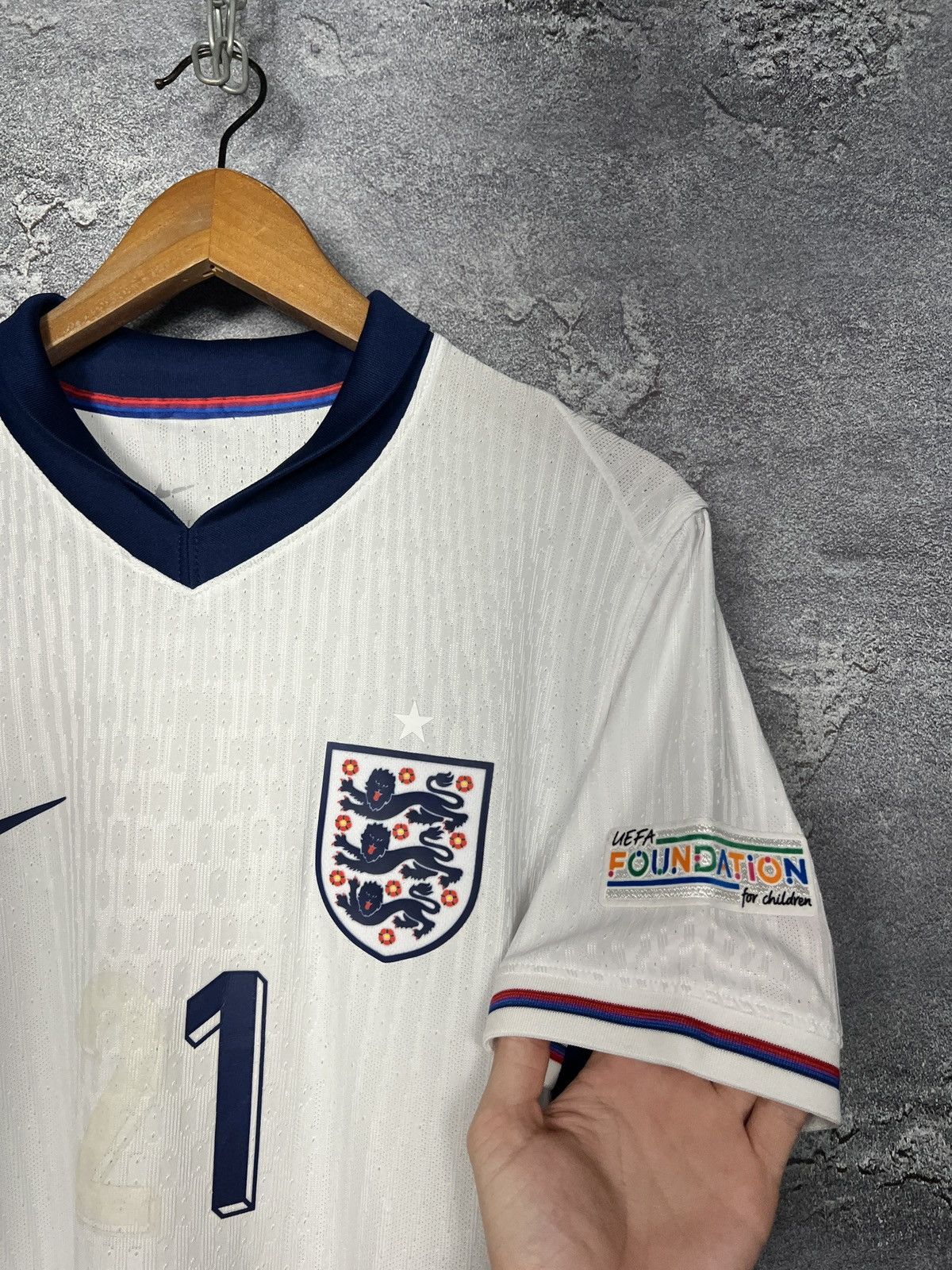 Nike Player Issue Nike England 2024 #21 Eze Jersey Kit Size US S / EU 44-46 / 1 - 4 Thumbnail