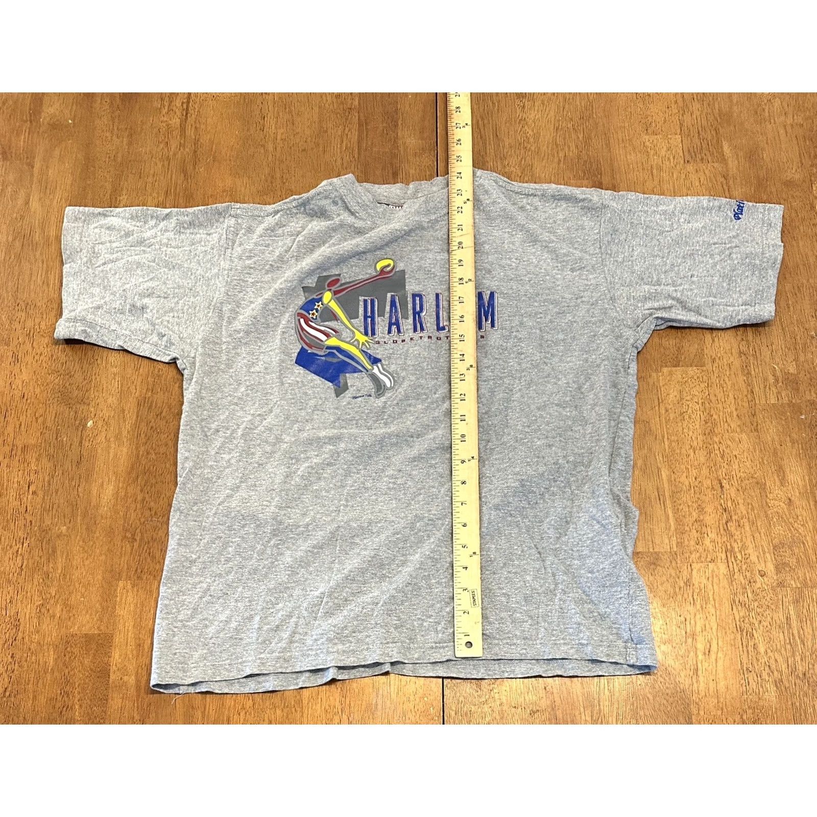 Fubu VINTAGE FUBU T Shirt Harlem Globetrotters Platinum Gray Adult Large Mens Size US L / EU 52-54 / 3 - 8 Thumbnail
