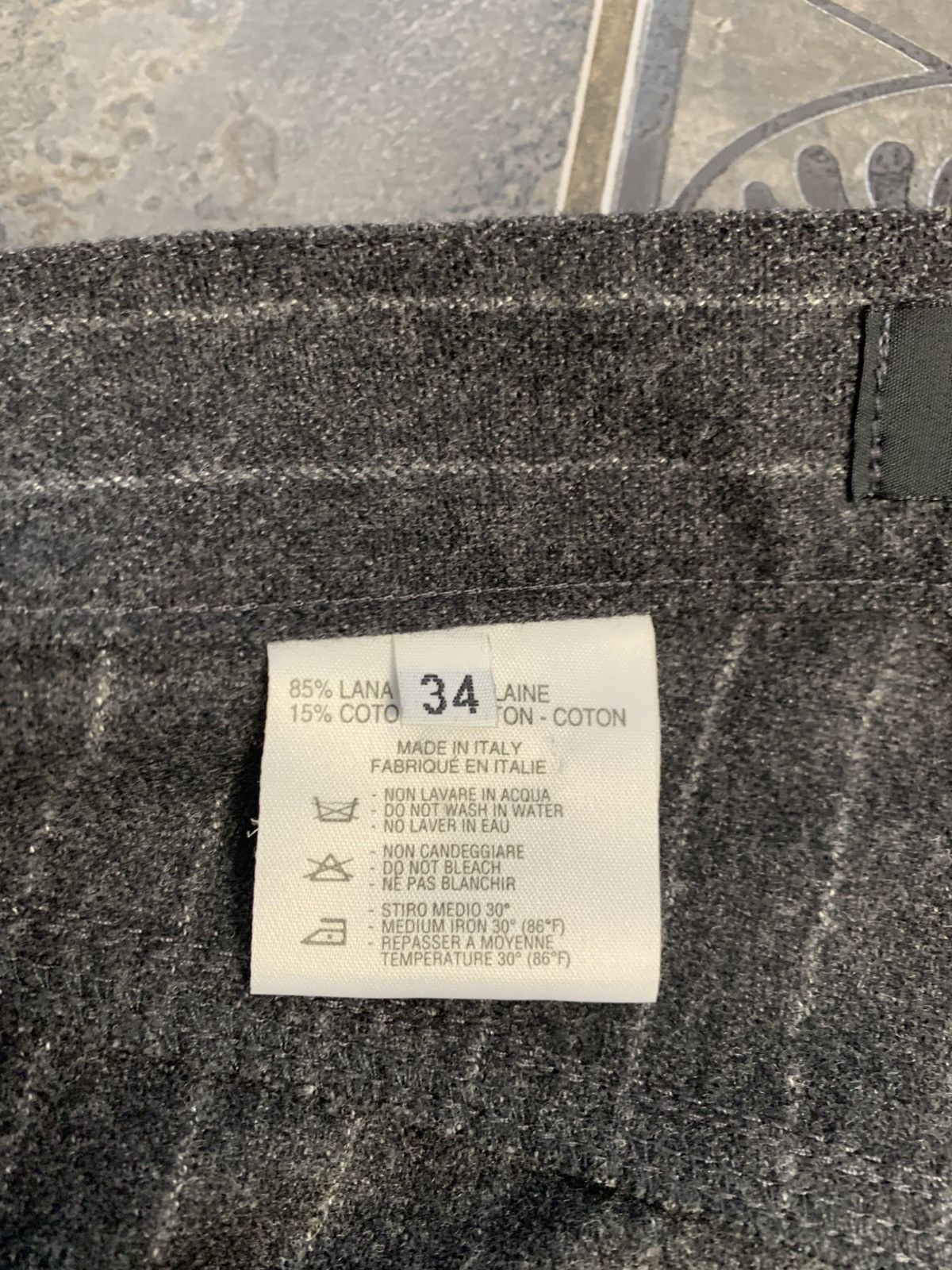 Versace × Vintage Versace Lana wool pants Logo Size US 34 / EU 50 - 11 Thumbnail