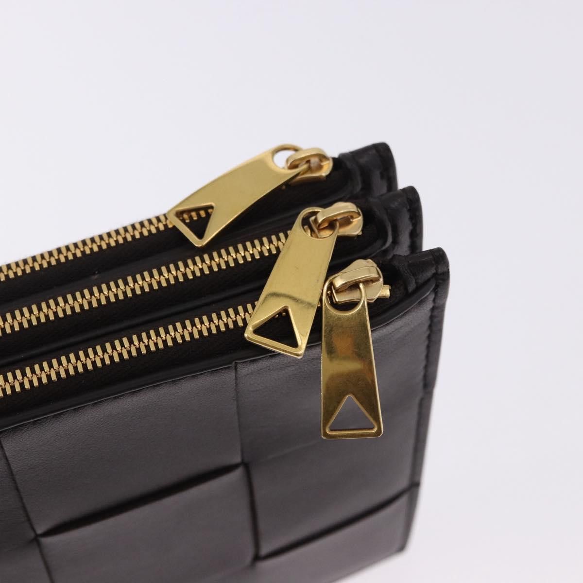 Bottega Veneta BOTTEGA VENETA MAXI INTRECCIATO Clutch Bag Leather Dark Size ONE SIZE - 12 Thumbnail
