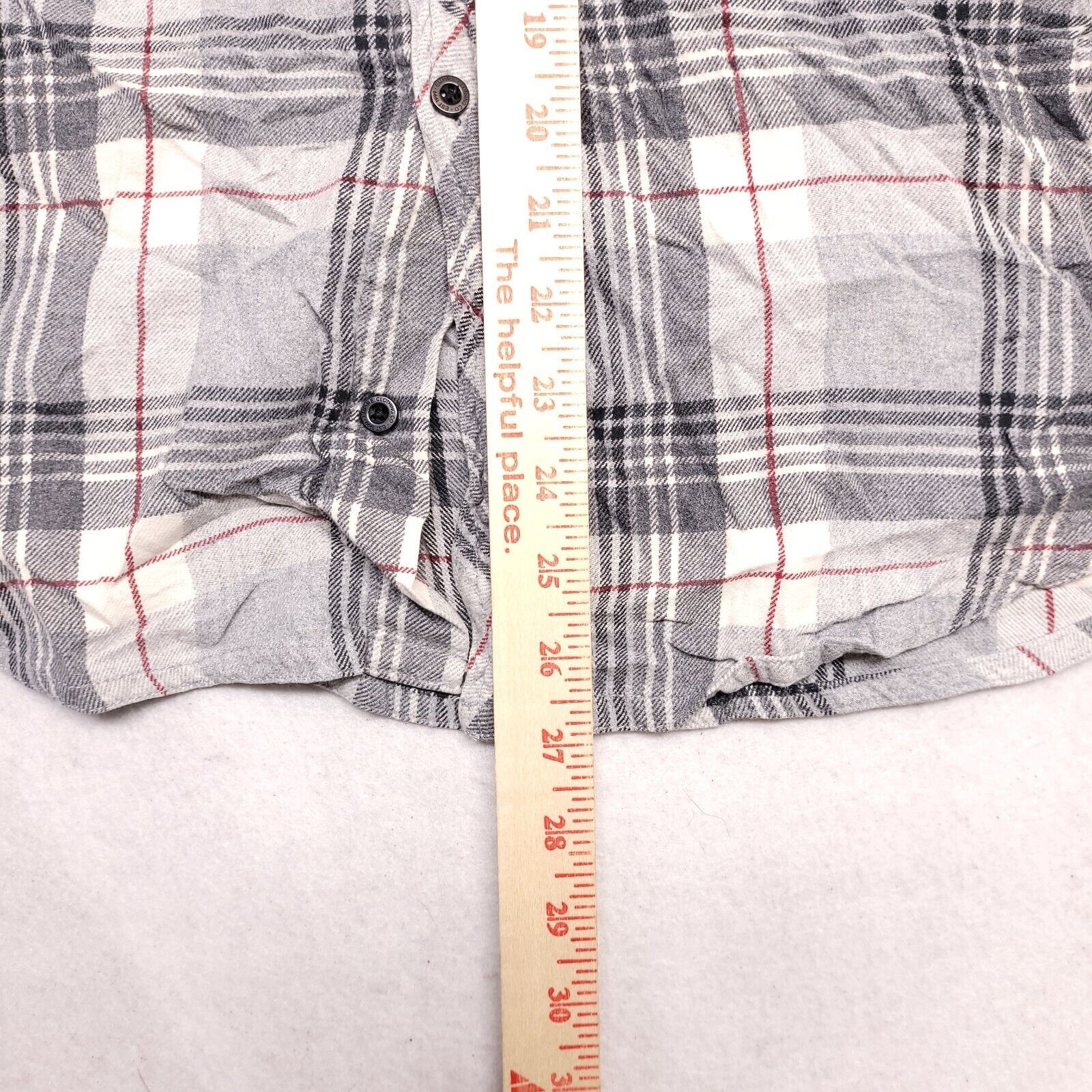 Empyre Empyre Casual Long Sleeve Hoodie Mens Size M Gray Plaid Size US M / EU 48-50 / 2 - 8 Thumbnail