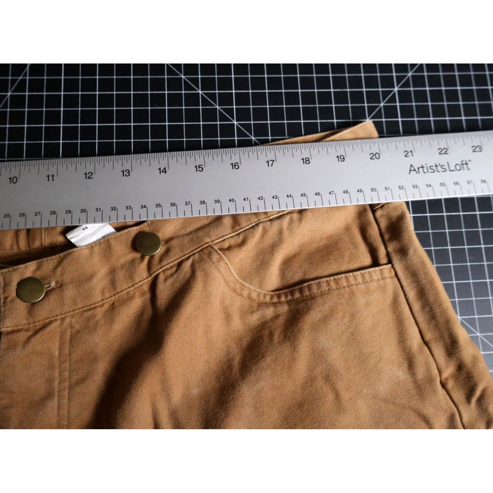 Vintage Frontier Classics Mens Pants - 44 - Brown Canvas Buckle Back Size US 40 / EU 56 - 5 Thumbnail