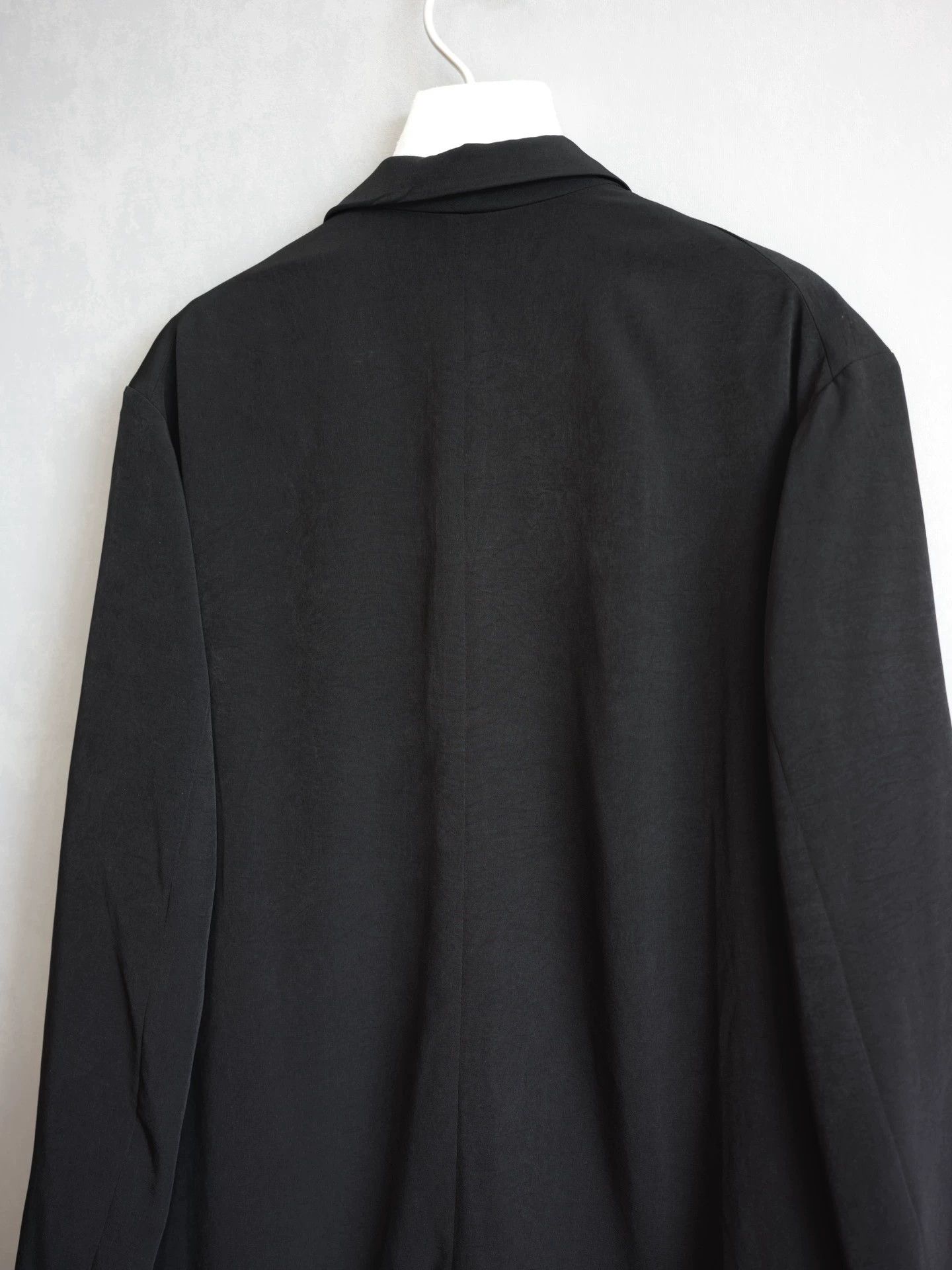 Yohji Yamamoto Yohji Yamamoto 24SS Triacetate 6B Black Jacket Size US L / EU 52-54 / 3 - 5 Thumbnail