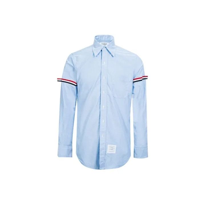 Thom Browne Thom Browne Classic Oxford Long Sleeve Shirt Size US M / EU 48-50 / 2 - 1 Thumbnail