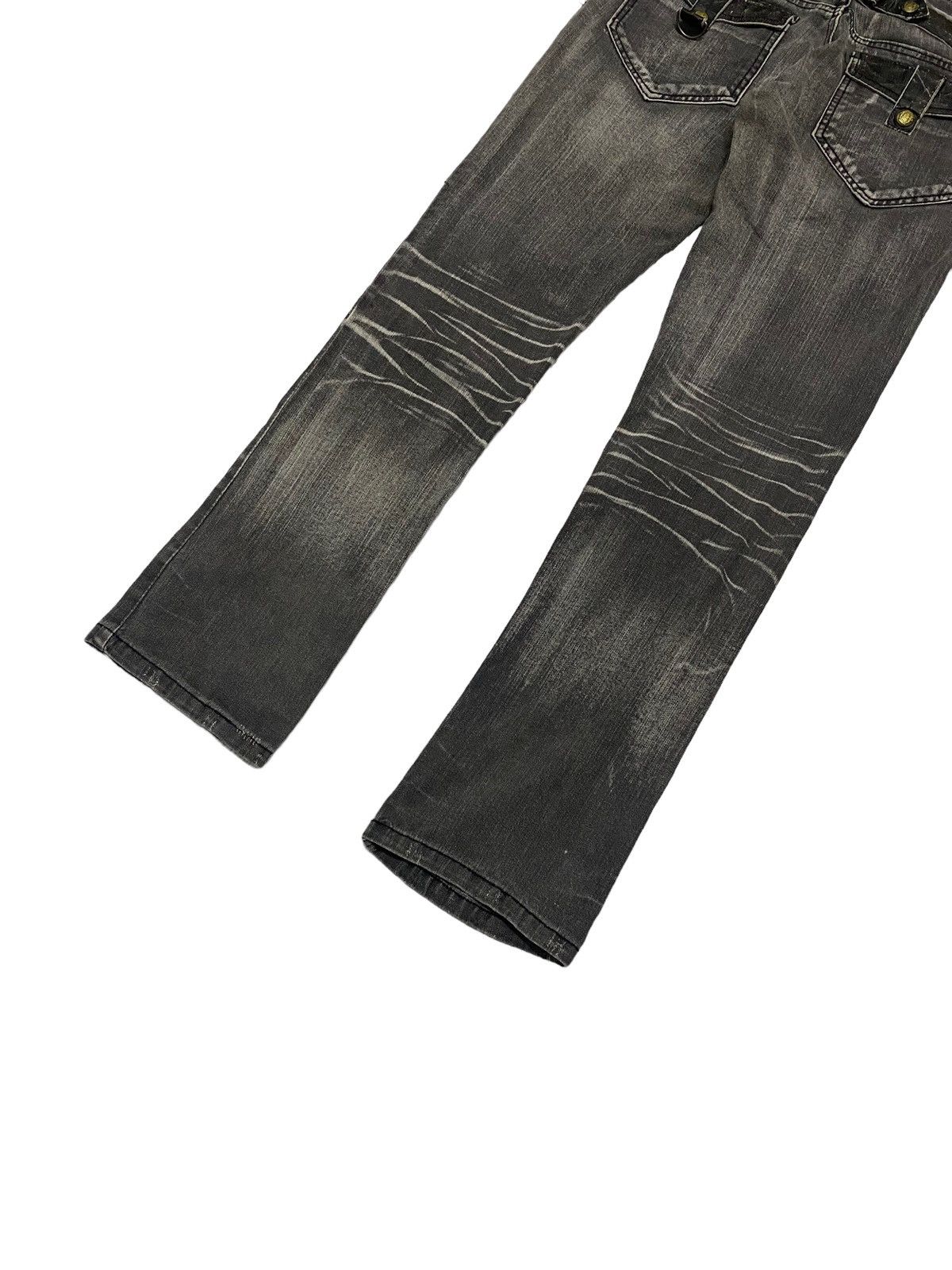 If Six Was Nine Clone Deugru Japan Grey Wash Punkers Pocket Zipper Size US 31 - 8 Thumbnail