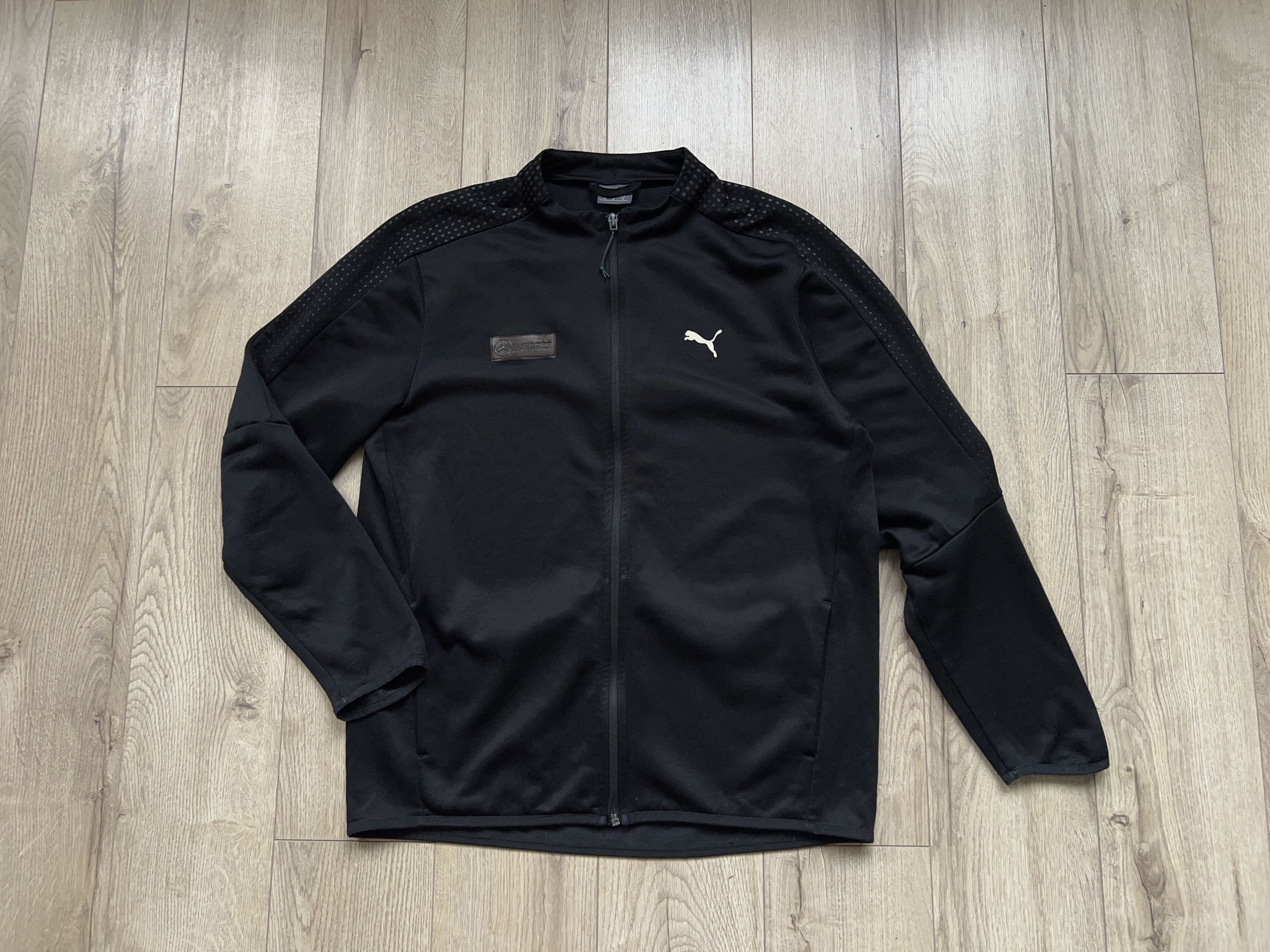 Puma Mercedes Benz AMG Motorsport Track Jacket Zip Sweater F1 Size US M / EU 48-50 / 2 - 1 Thumbnail