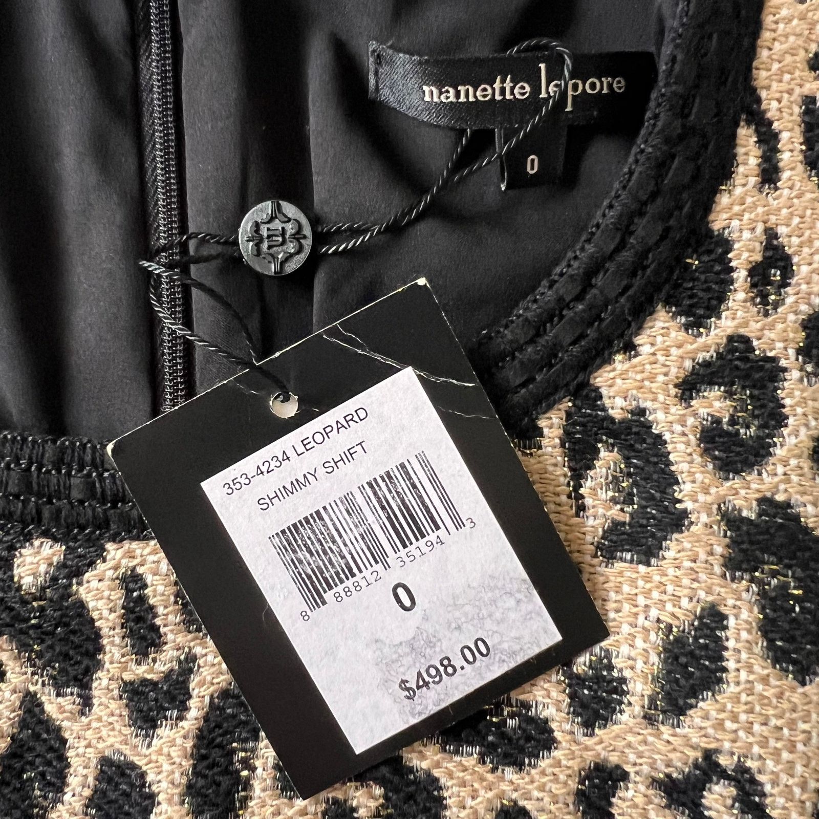 Nanette Lepore NANETTE LEPORE Leopard-Print Sheath Dress Jacket Set, US0 Size XS / US 0-2 / IT 36-38 - 15 Thumbnail
