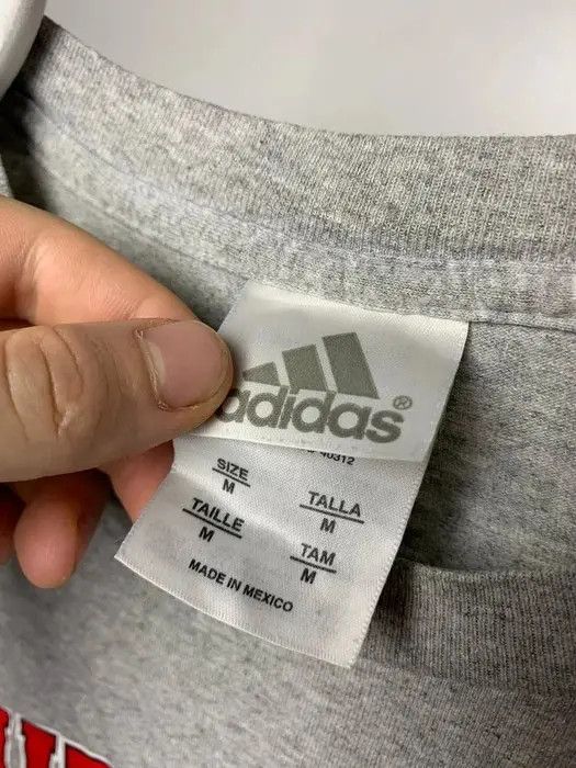 Adidas Adidas T-shirt vintage basketball Rutgers size M grey Size US M / EU 48-50 / 2 - 3 Thumbnail