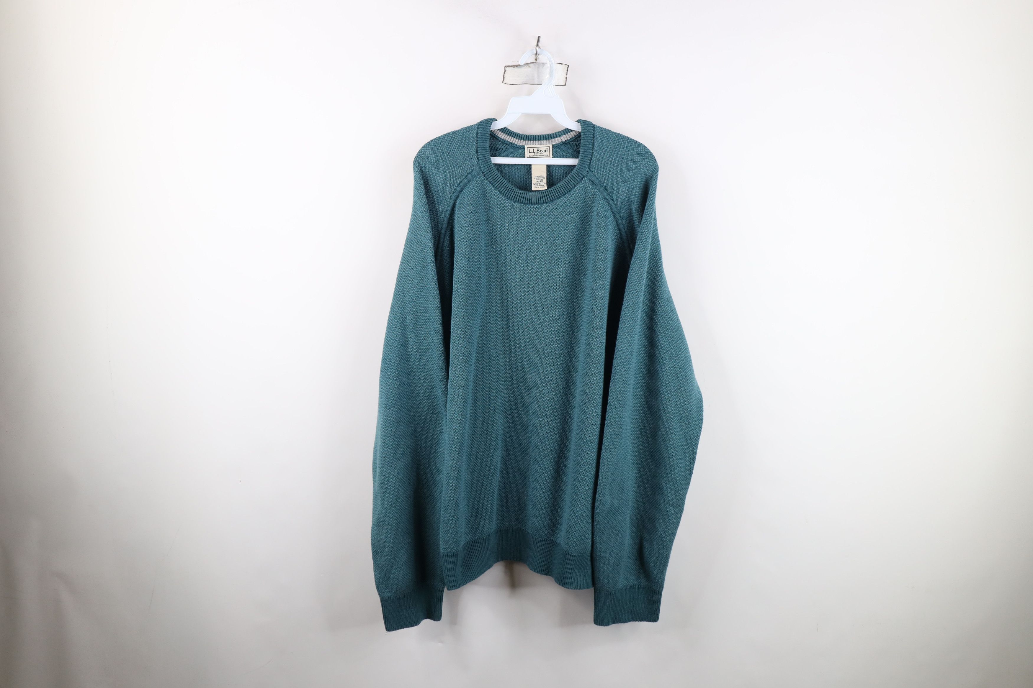 L.L. Bean Vintage LL Bean Heavyweight Thermal Knit Crewneck Sweater Size US XXL / EU 58 / 5 - 1 Thumbnail