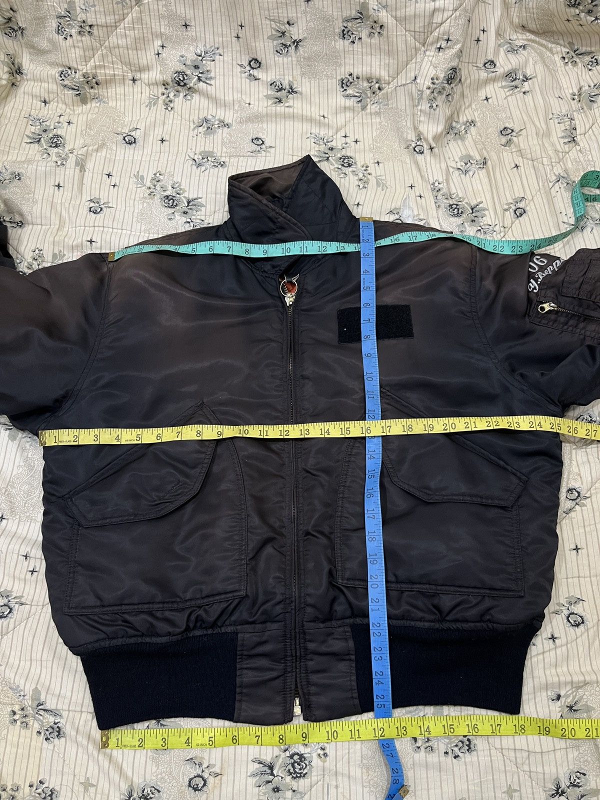 Vintage (Wwww)🔥🔥RARE US AIR FORCE BOMBER JACKET Size US M / EU 48-50 / 2 - 17 Thumbnail