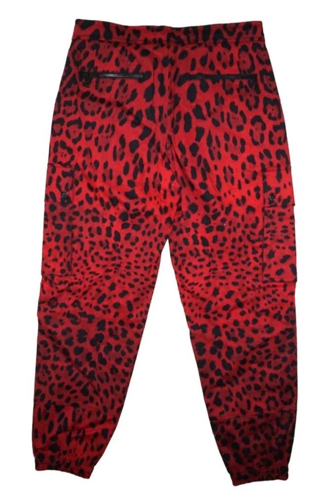 Dolce & Gabbana DOLCE & GABBANA LEOPARD PRINT CARGO PANT Size US 28 / EU 44 - 3 Thumbnail