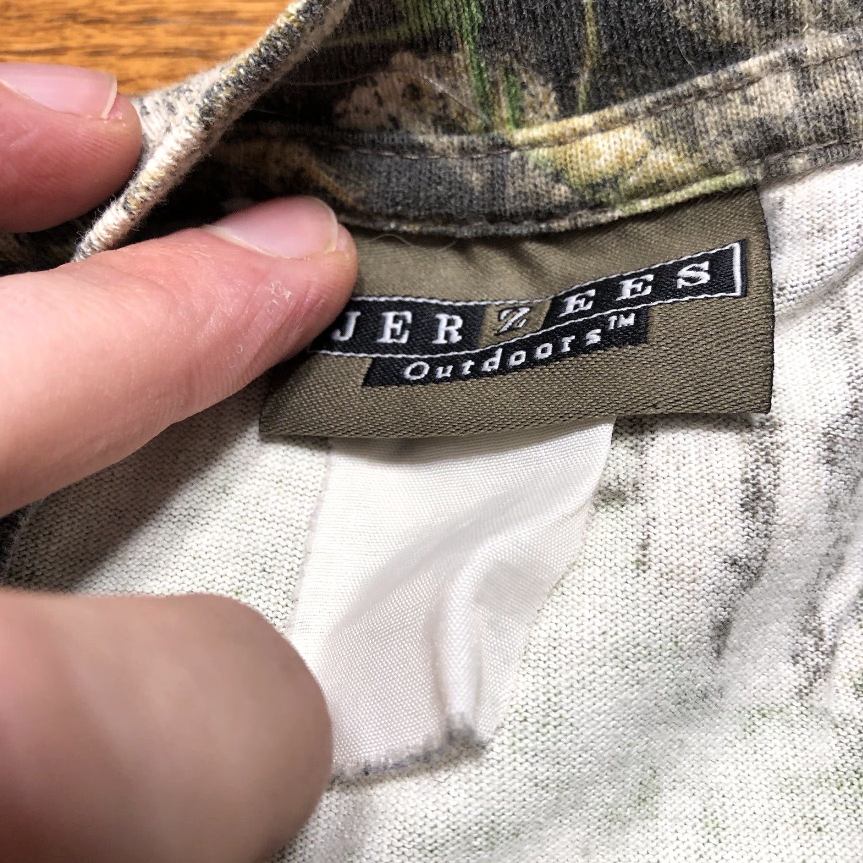 Jerzees VINTAGE Jerzees Outdoors Shirt Mens L Mossy Oak Obsession Camo Hunting Pocket T-Shirt 90s Mens Size US L / EU 52-54 / 3 - 4 Thumbnail