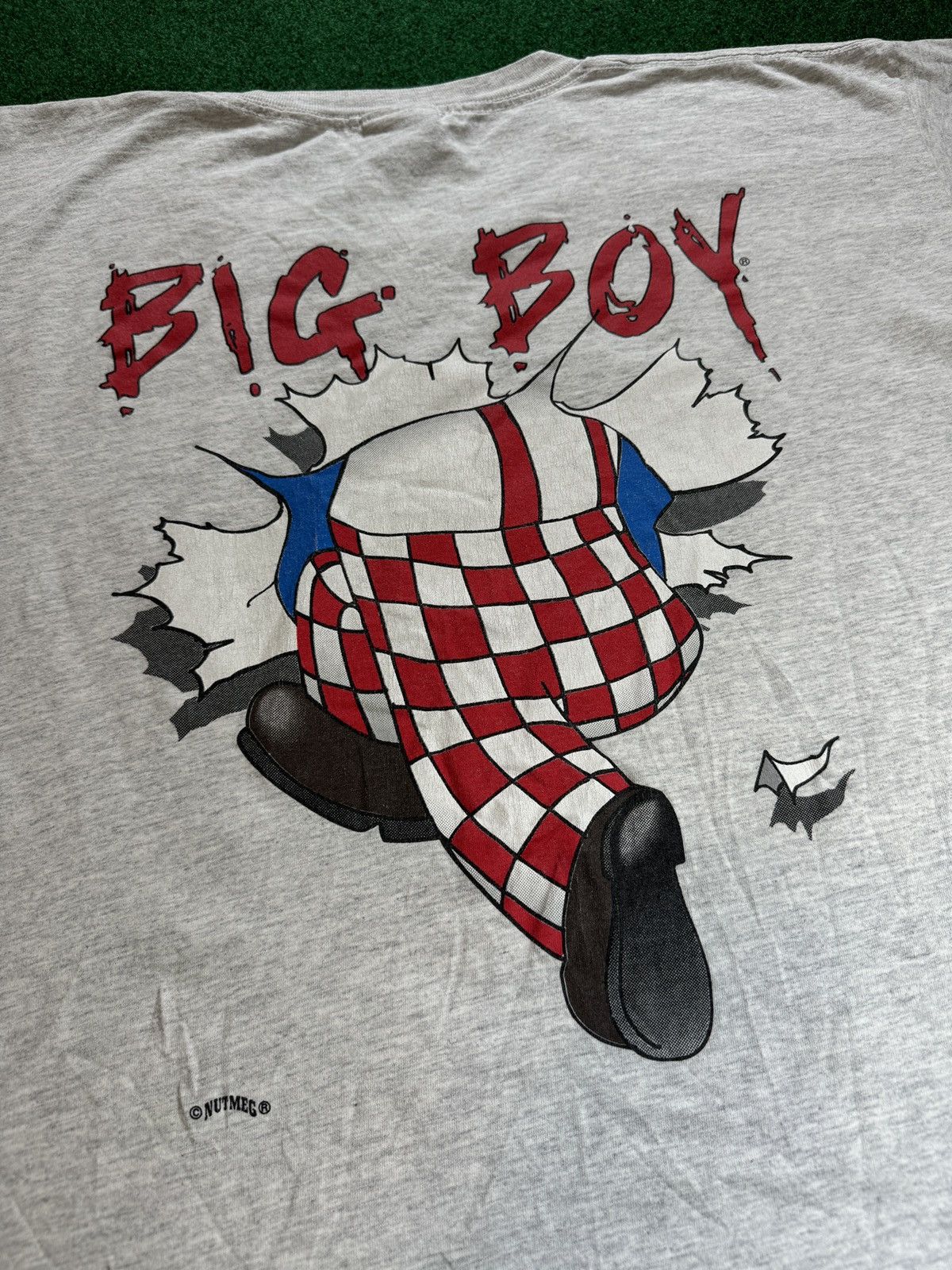 Nutmeg × Vintage Vtg 90s Bob’s Big RARE Nutmeg Mills Fast Food Promo T Shirt Size US XL / EU 56 / 4 - 4 Thumbnail