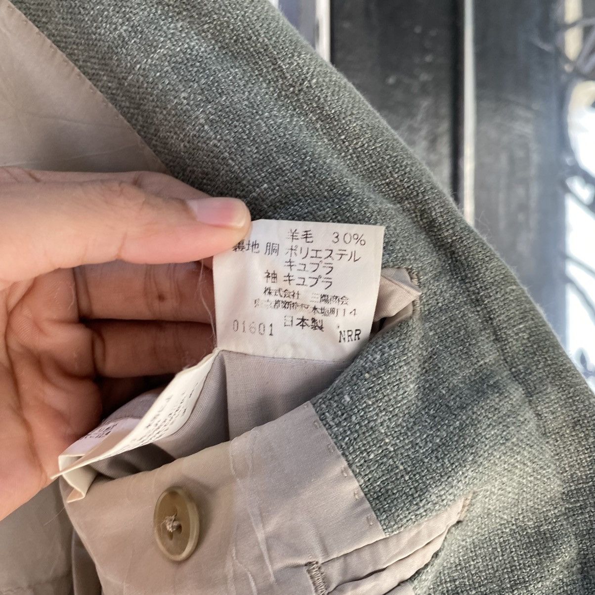 Burberry × Vintage Mens Blazer Jacket Burberrys Silk, Linen And Wool Size Large Size 44R - 11 Thumbnail