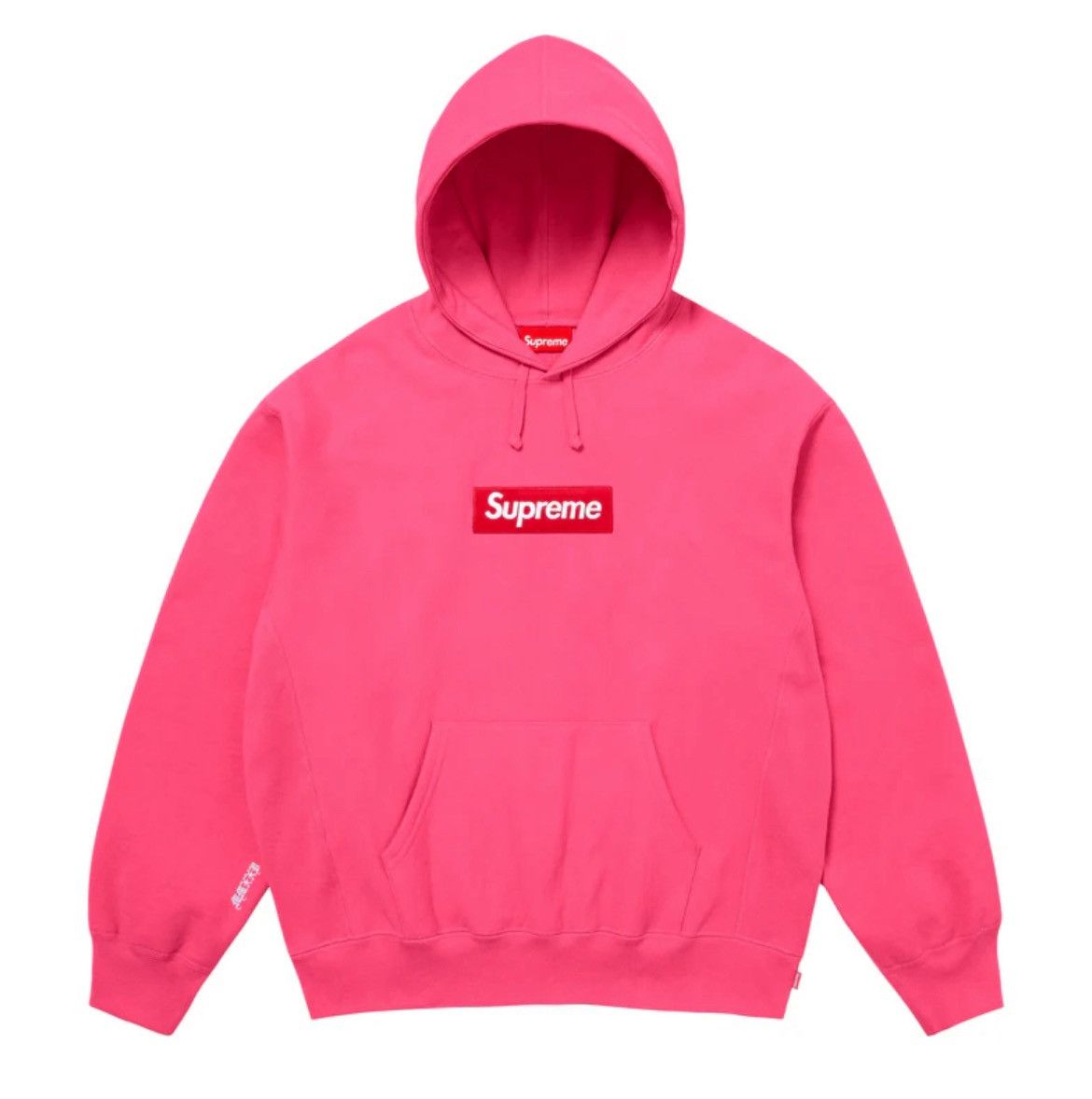 Supreme Supreme magenta box logo hooded sweatshirt Size US M / EU 48-50 / 2 - 1 Preview