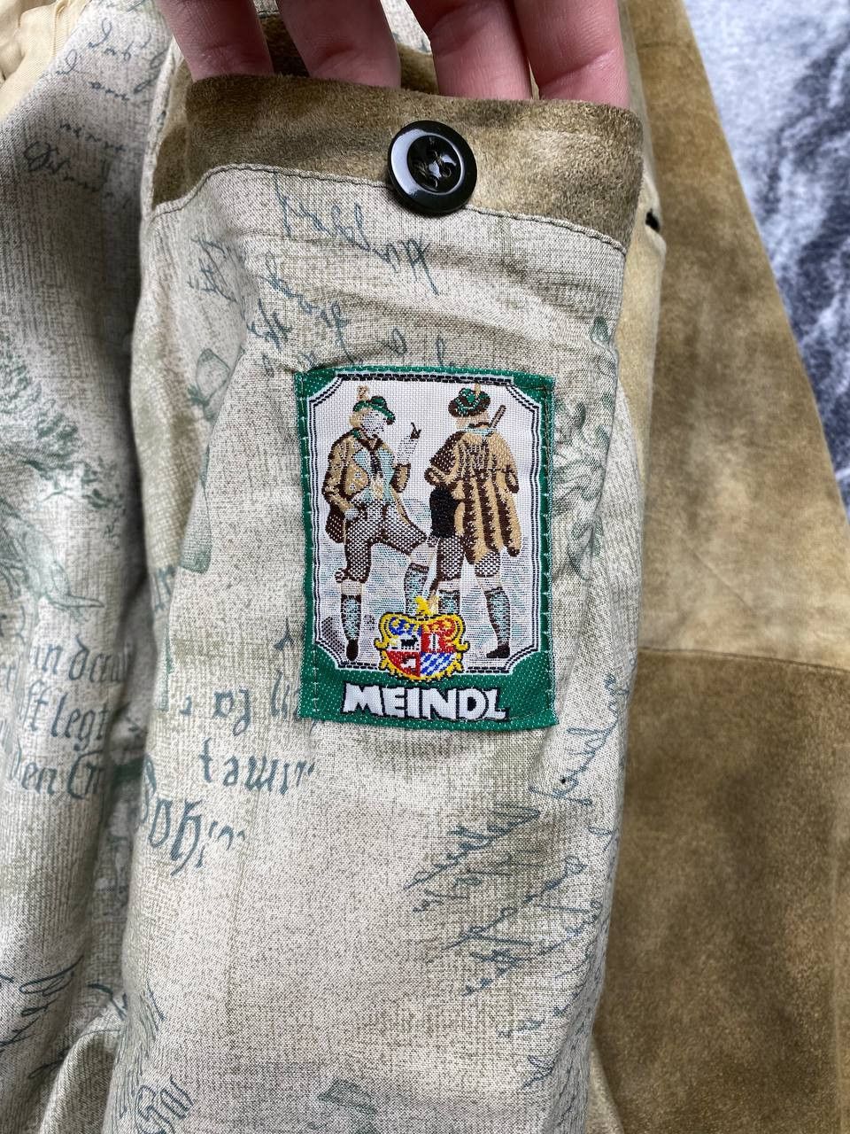 Vintage Vintage Meindl Leather Trachten Coat Jacket Men Size 58 Size US L / EU 52-54 / 3 - 7 Thumbnail