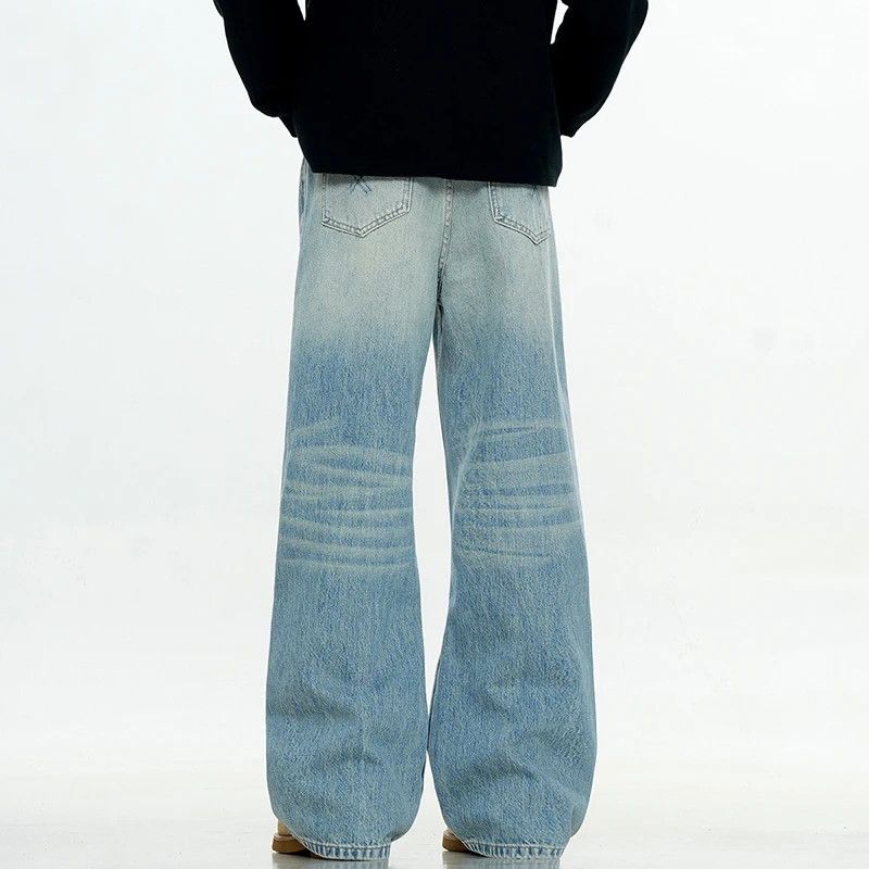 Japanese Brand × Vintage Light blue streetwear baggy jeans Size US 28 / EU 44 - 5 Thumbnail