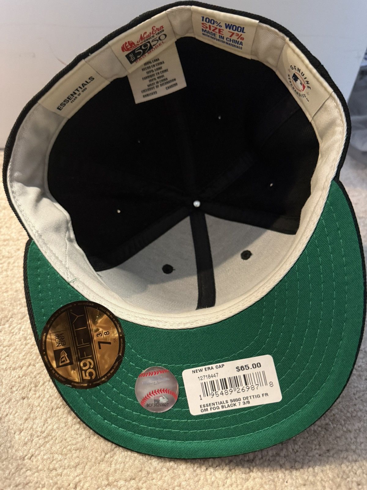 Fear of God 🔥 fear of god new era collab baseball hat early drop Size ONE SIZE - 3 Thumbnail
