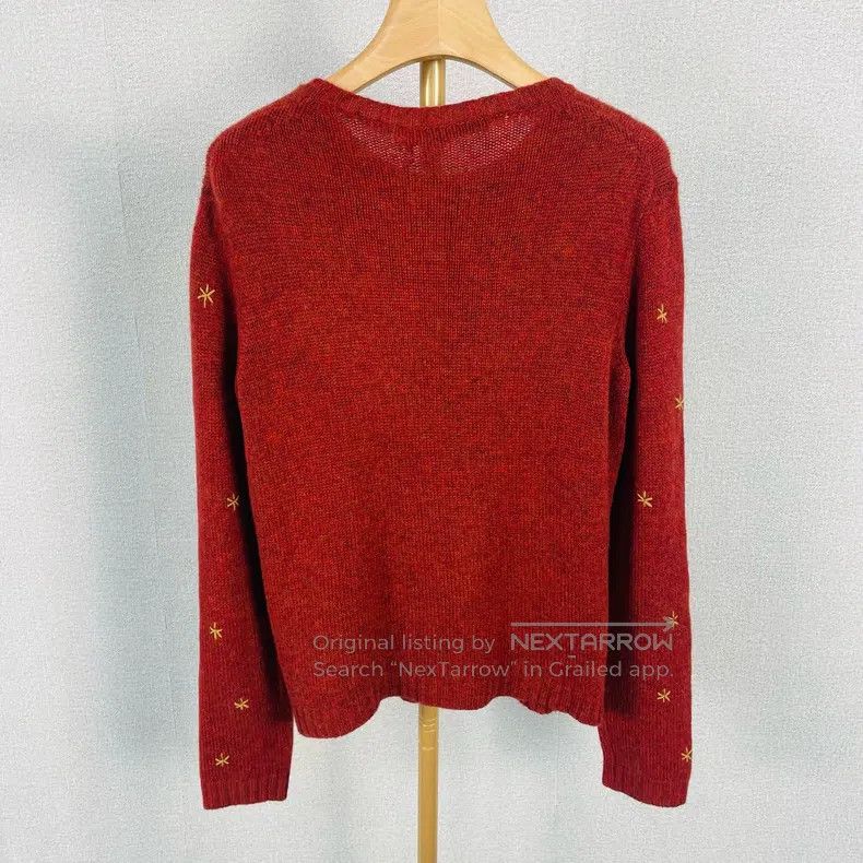 Other Dior Dark red cashmere star knit sweater Size XS / US 0-2 / IT 36-38 - 2 Thumbnail