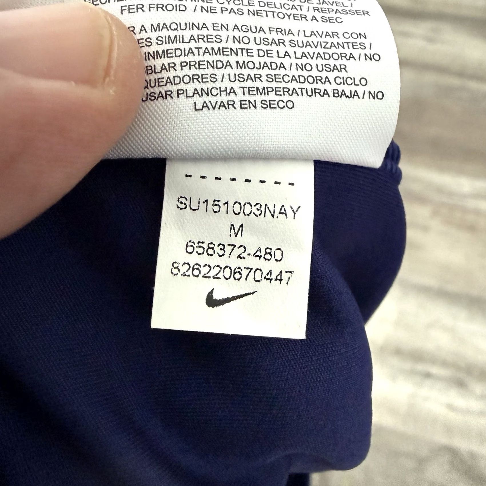 Nike Nike Womens Medium Blue White Dri-FIT Training Shorts Athletic Running 658372 Size 32" / US 10 / IT 46 - 6 Thumbnail
