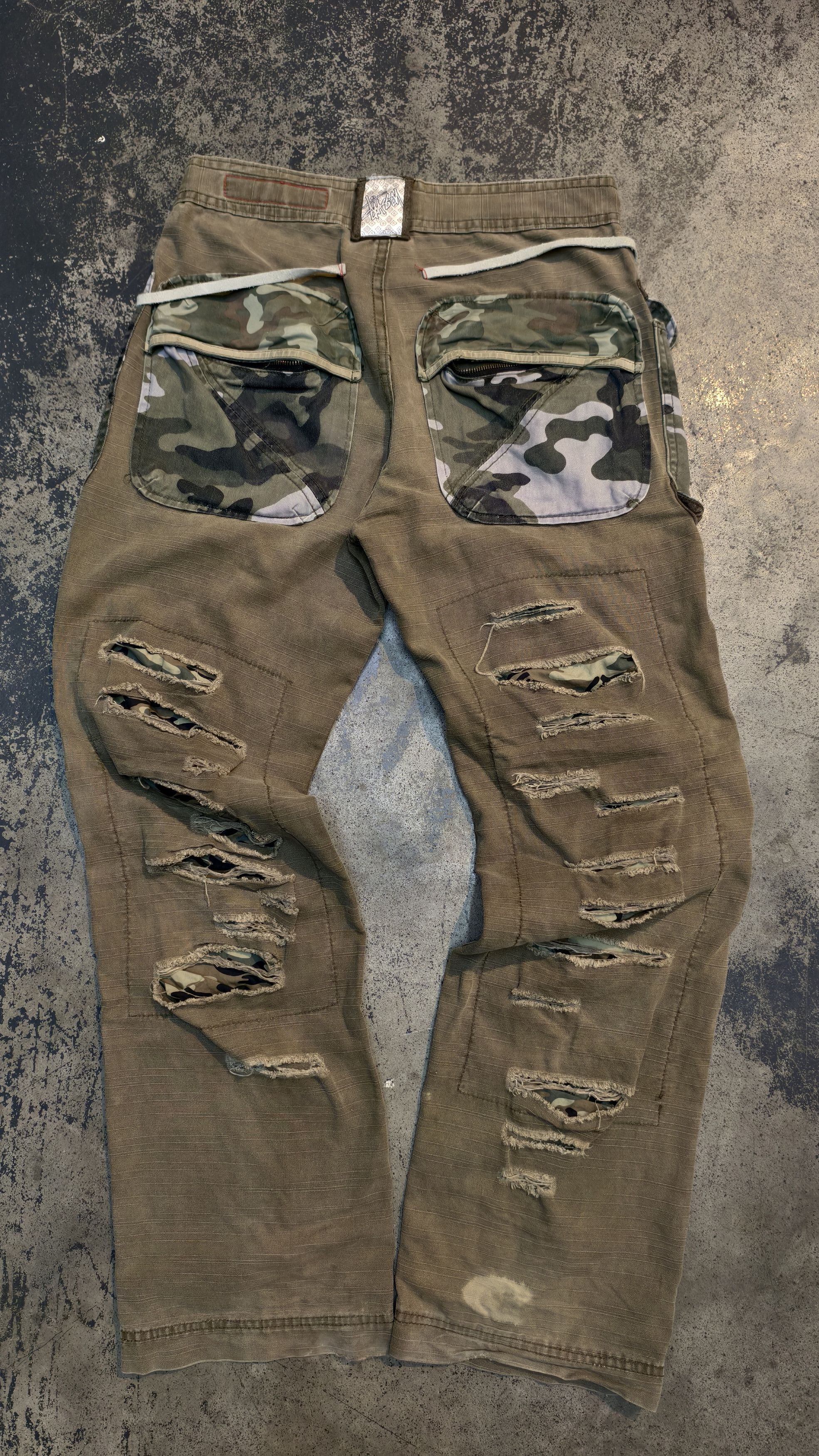 Stussy Stussy camo distressed design Size US 30 / EU 46 - 2 Thumbnail