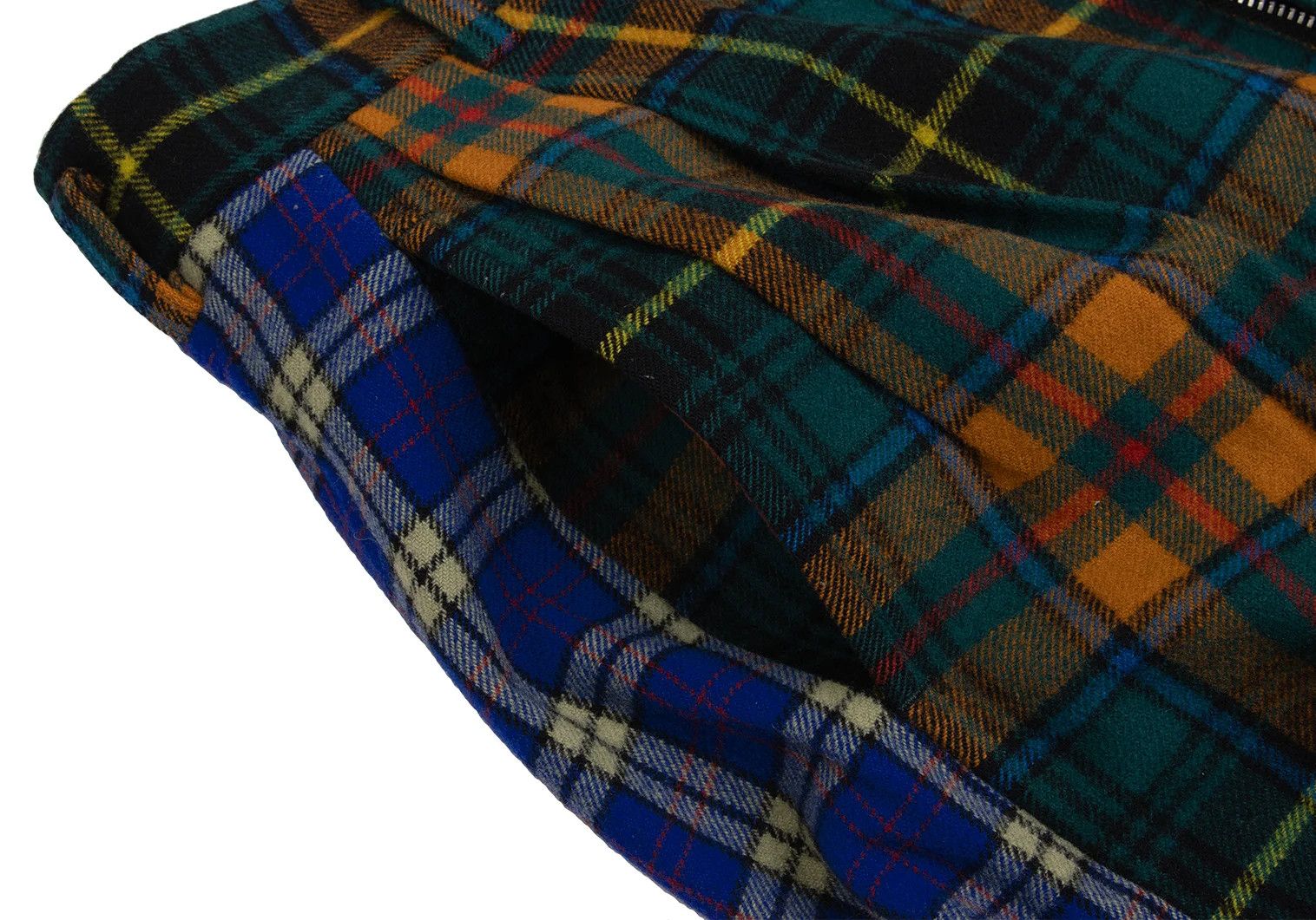 Comme des Garcons Homme Plus Wool Check Tuck Pants in Multicolor, Size S Size US 38 / EU 54 - 6 Thumbnail