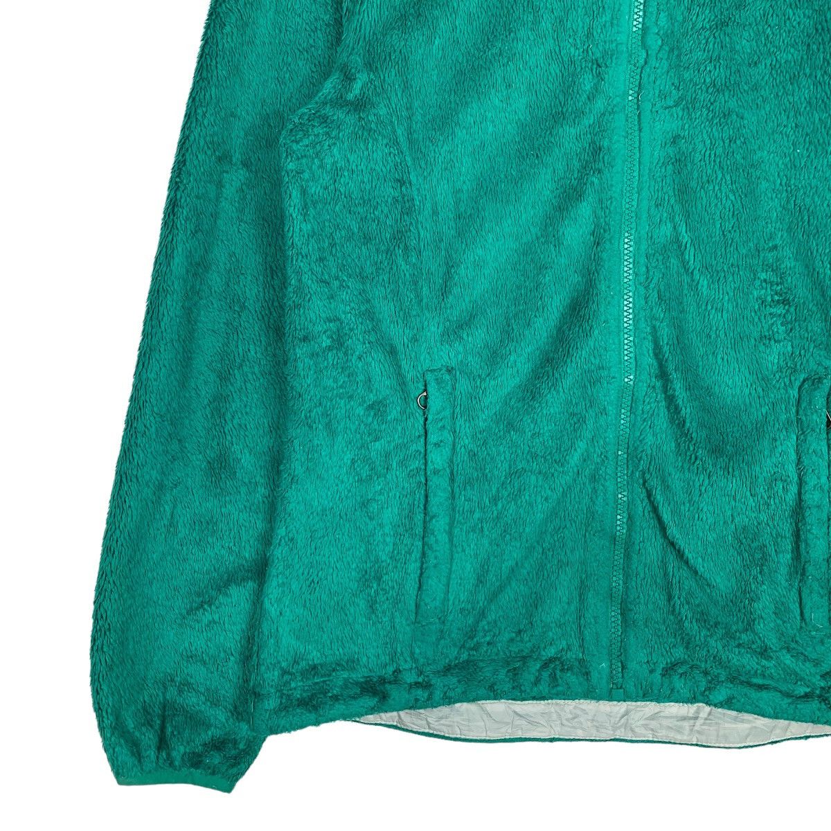 The North Face THE NORTH FACE Embroidery Logo Green Fleece Jacket #0239-C11 Size S / US 4 / IT 40 - 4 Thumbnail