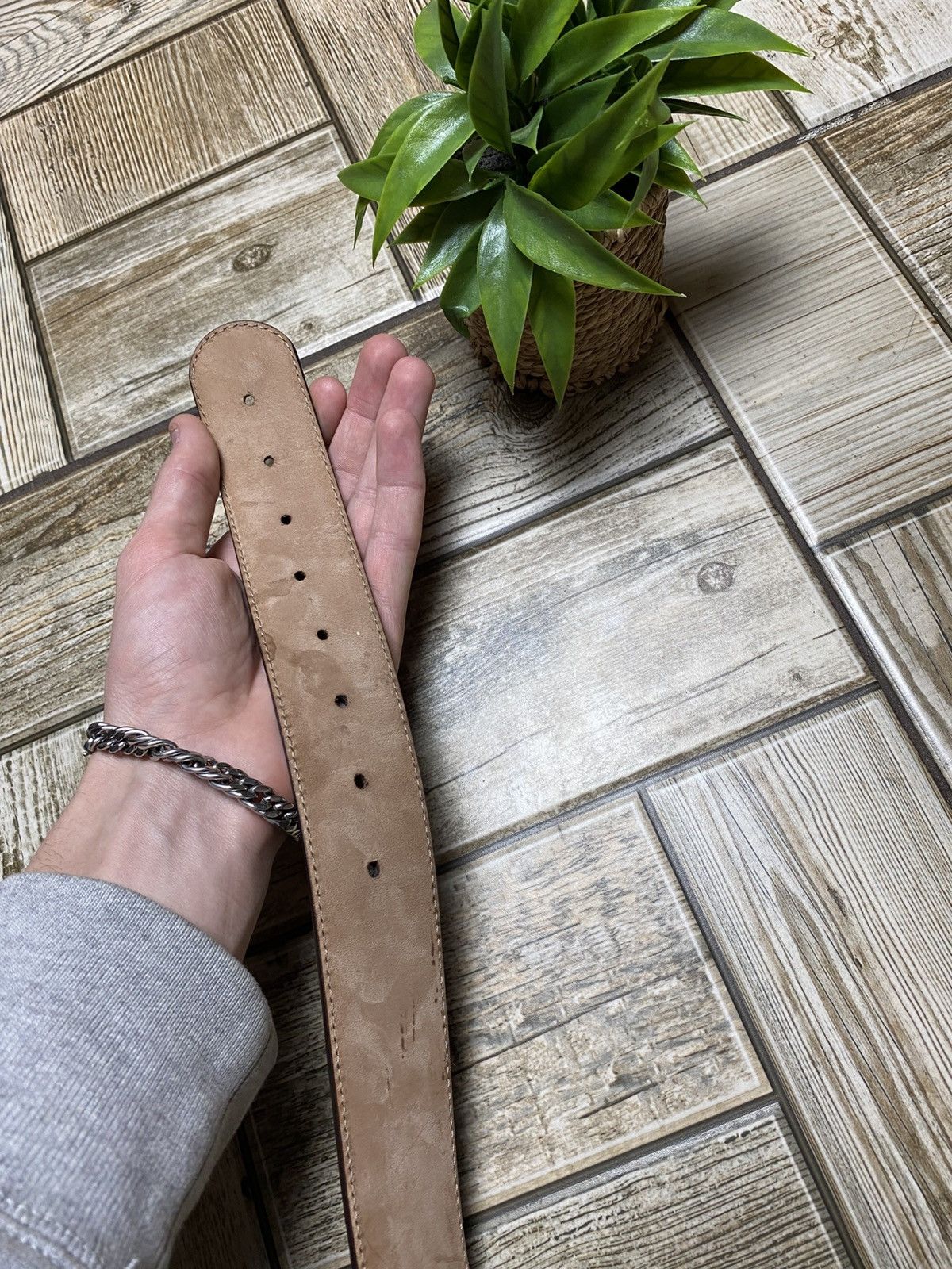 Gucci Gucci belt leather vintage 2000x Size ONE SIZE - 11 Thumbnail