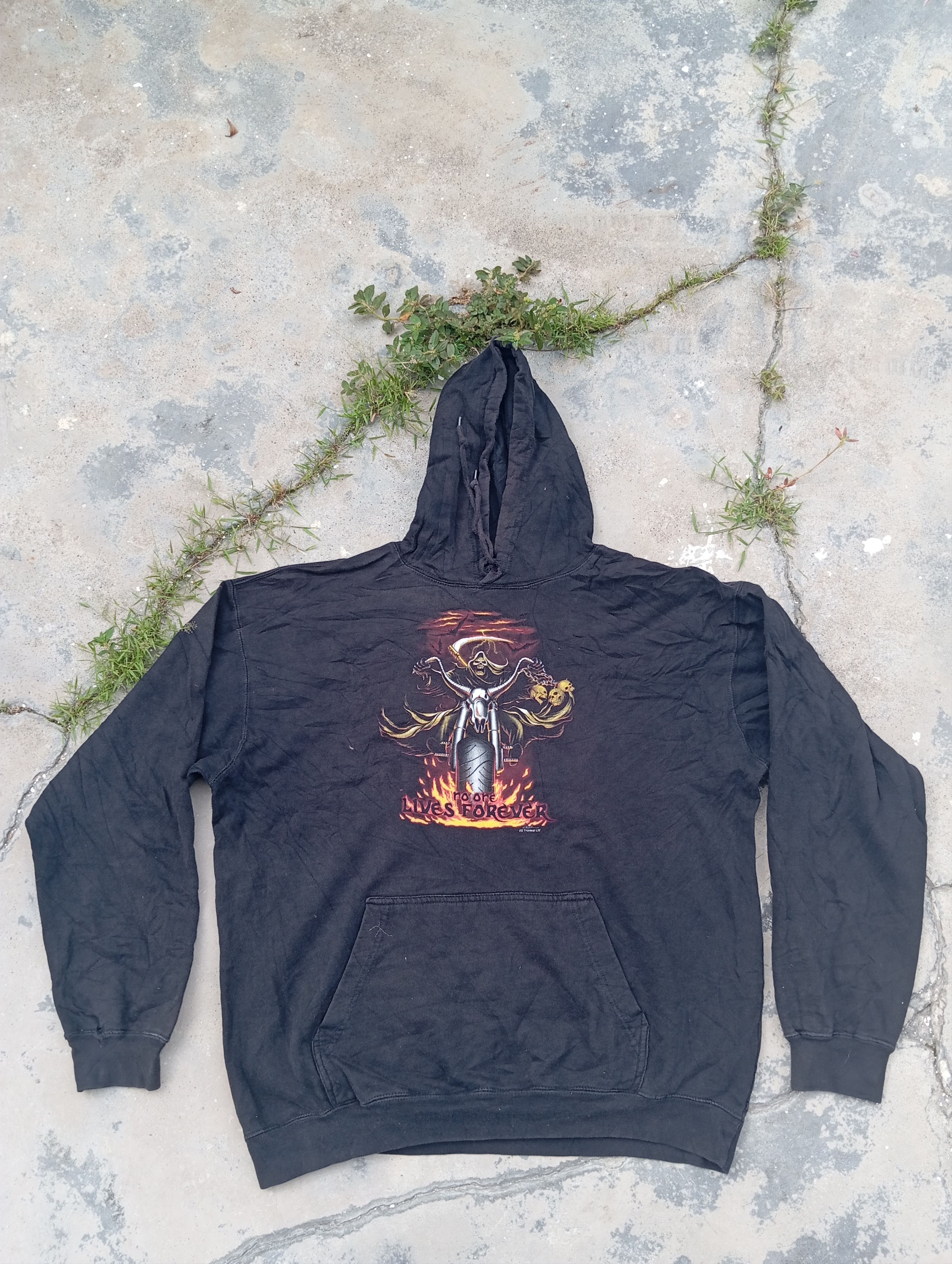 Vintage Vintage Motorcycle hoodie with cr Size US XXL / EU 58 / 5 - 1 Thumbnail