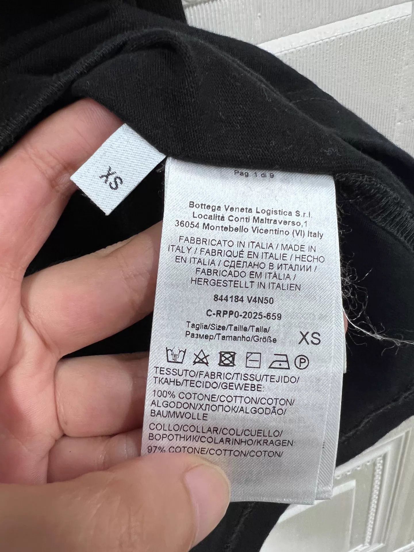 Bottega Veneta BV FW25 Embroidered Heavy SS Tee XS 99 New Size XS / US 0-2 / IT 36-38 - 4 Thumbnail