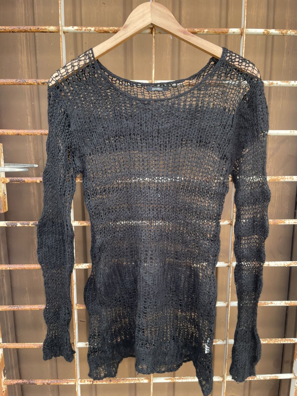 If Six Was Nine Y2K Mesh Striped Knit Size M / US 6-8 / IT 42-44 - 7 Thumbnail