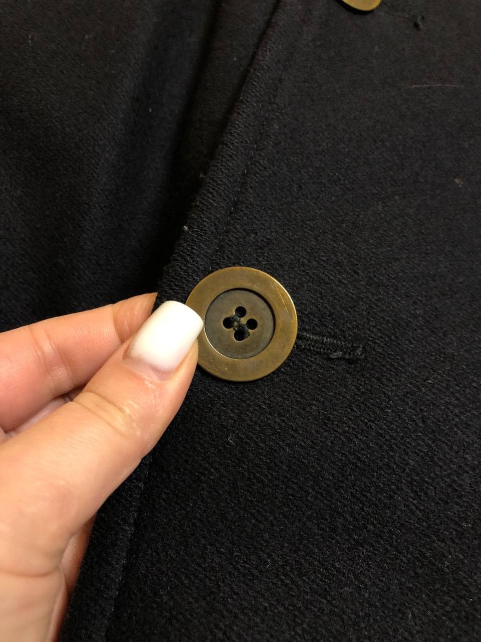 Burberry Thomas Burberrys Coat Navy Wool Double Breasted Size US XL / EU 56 / 4 - 17 Thumbnail