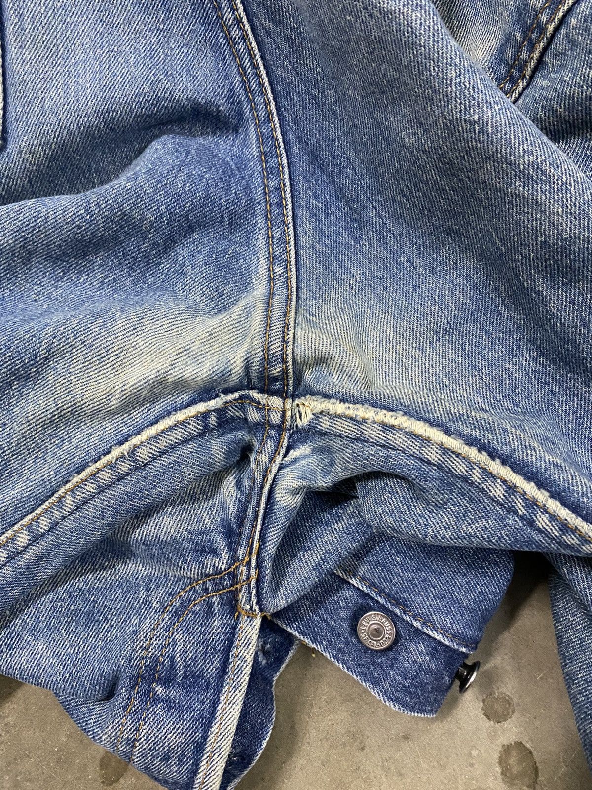 Levi's Vintage 80s Levis 501xx Stone Wash Blue Made in USA @285 Size US 32 / EU 48 - 14 Thumbnail