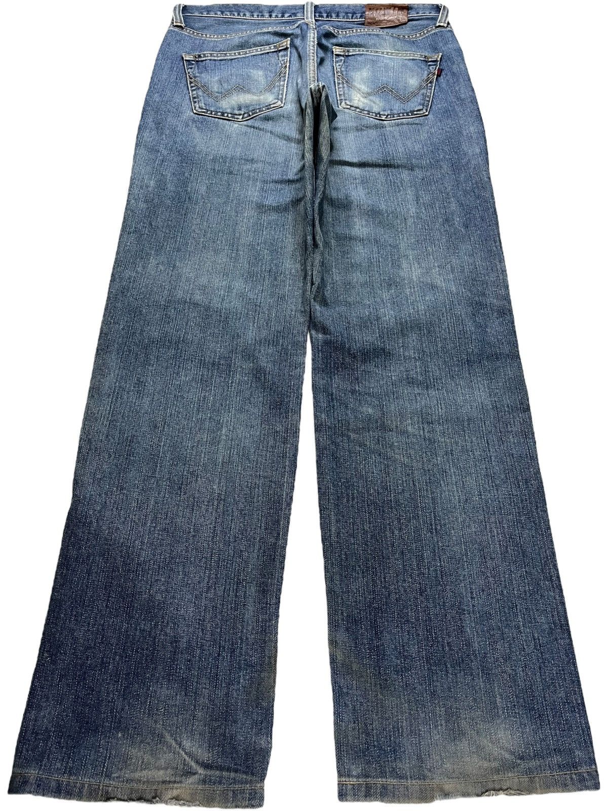 Edwin Vintage Japanese Edwin Blue Wash Western Style Baggy Jeans Size US 36 / EU 52 - 2 Thumbnail
