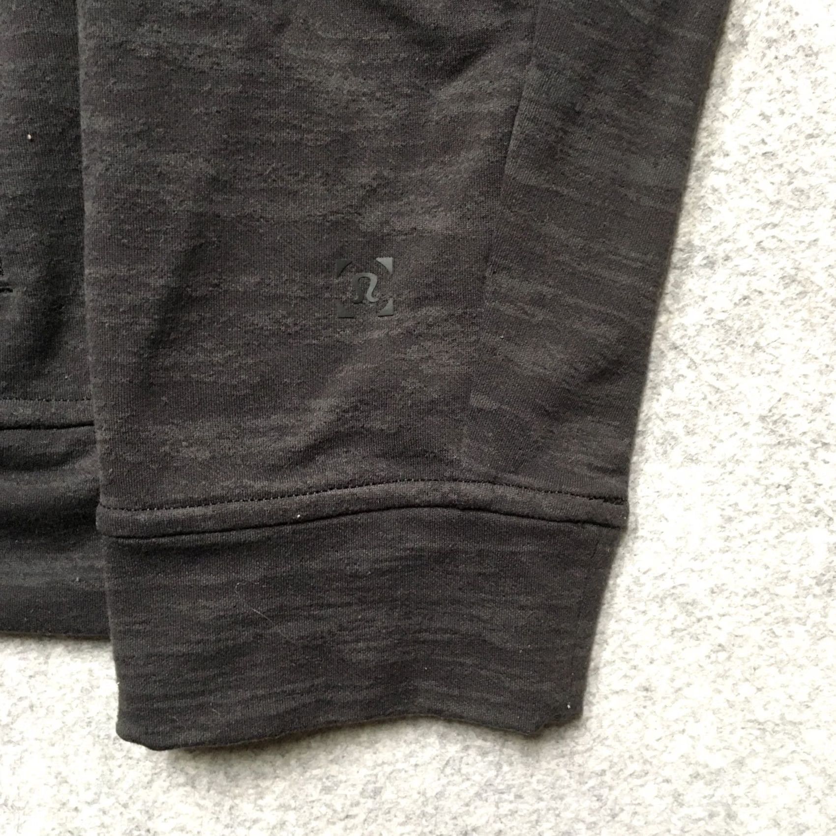 Lululemon Lululemon City Sweat Performance Hoodie Mens XL Black Full Zip Athletic Jacquard Size US XL / EU 56 / 4 - 2 Thumbnail
