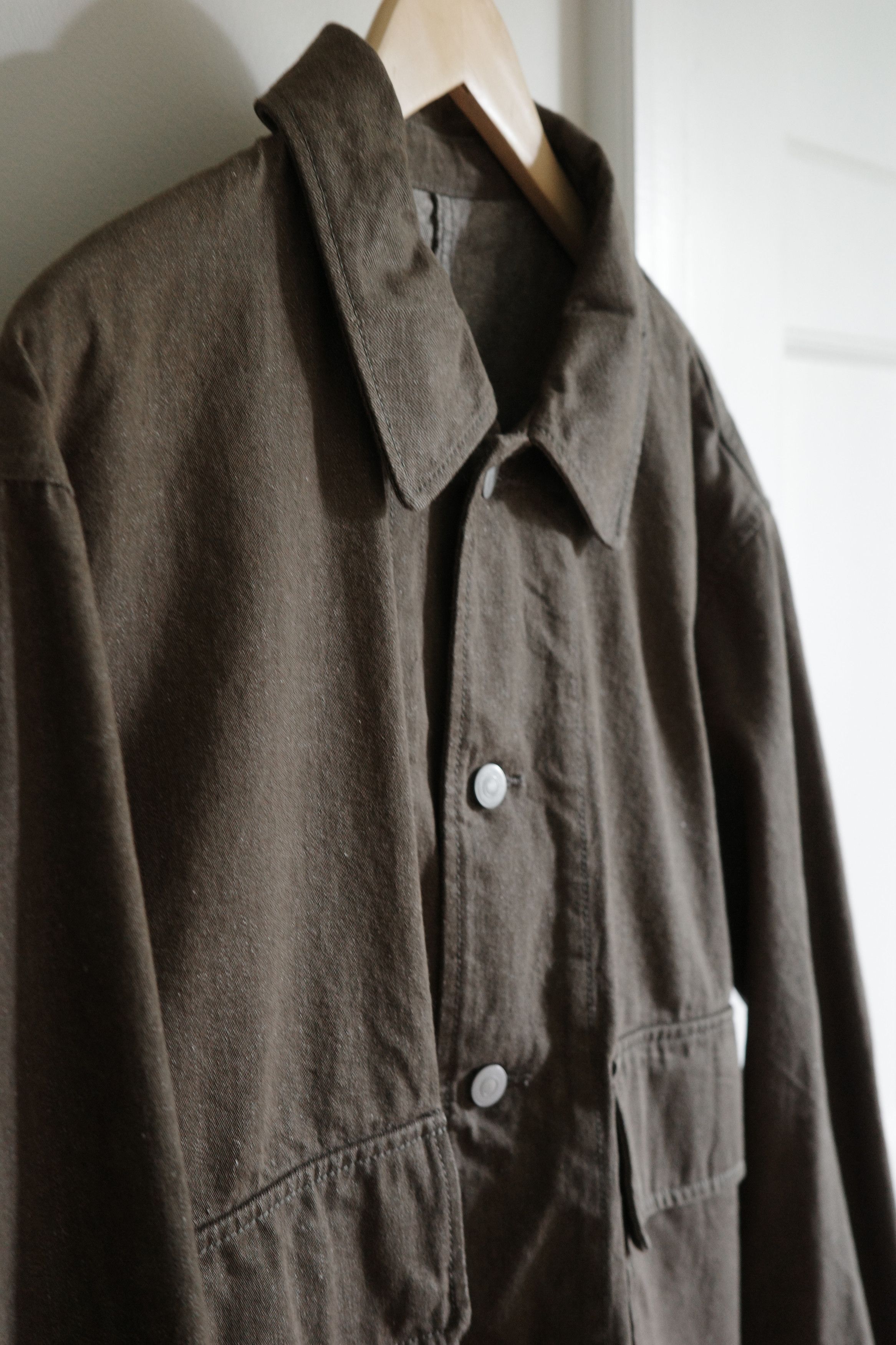 James Coward Replica Jacket Olive One Wash Denim - Size 2 (S) Size US S / EU 44-46 / 1 - 7 Thumbnail
