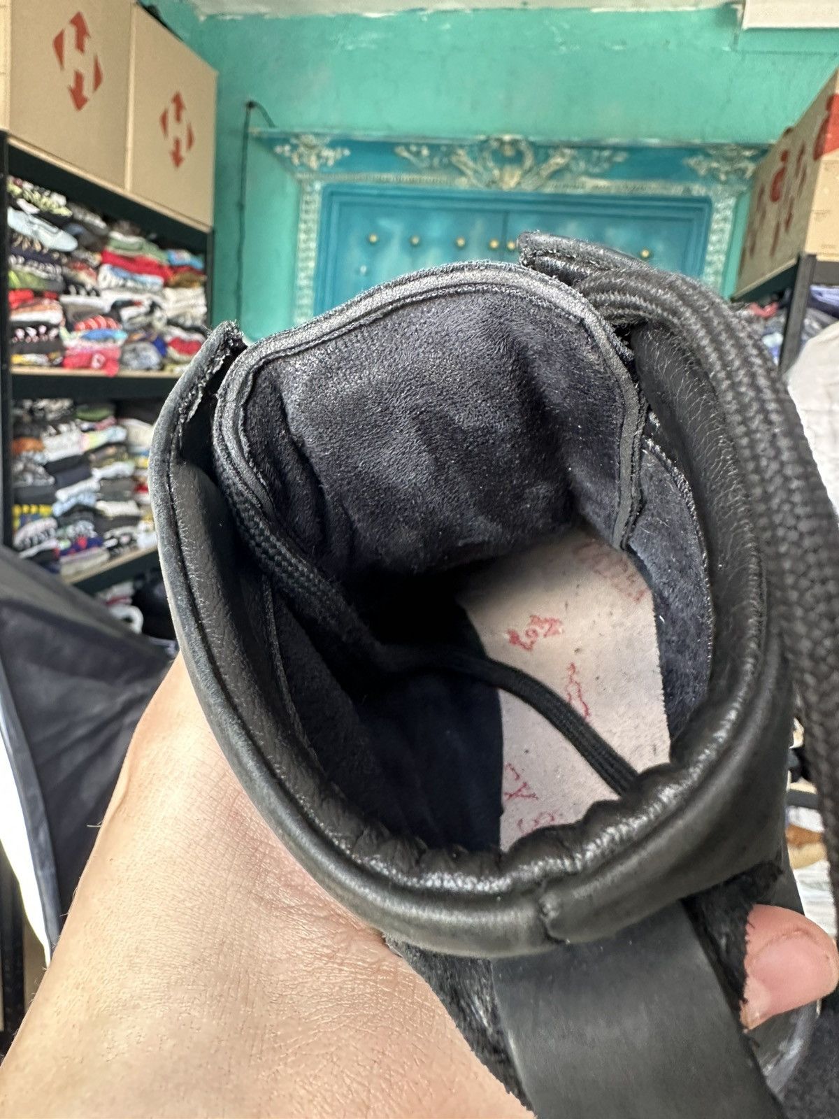 Harley Davidson 🚨RARE HARLEY DAVIDSON BLACK BOOTS METAL WITH LOGO IF6WAS9 Size US 6 / IT 36 - 9 Thumbnail