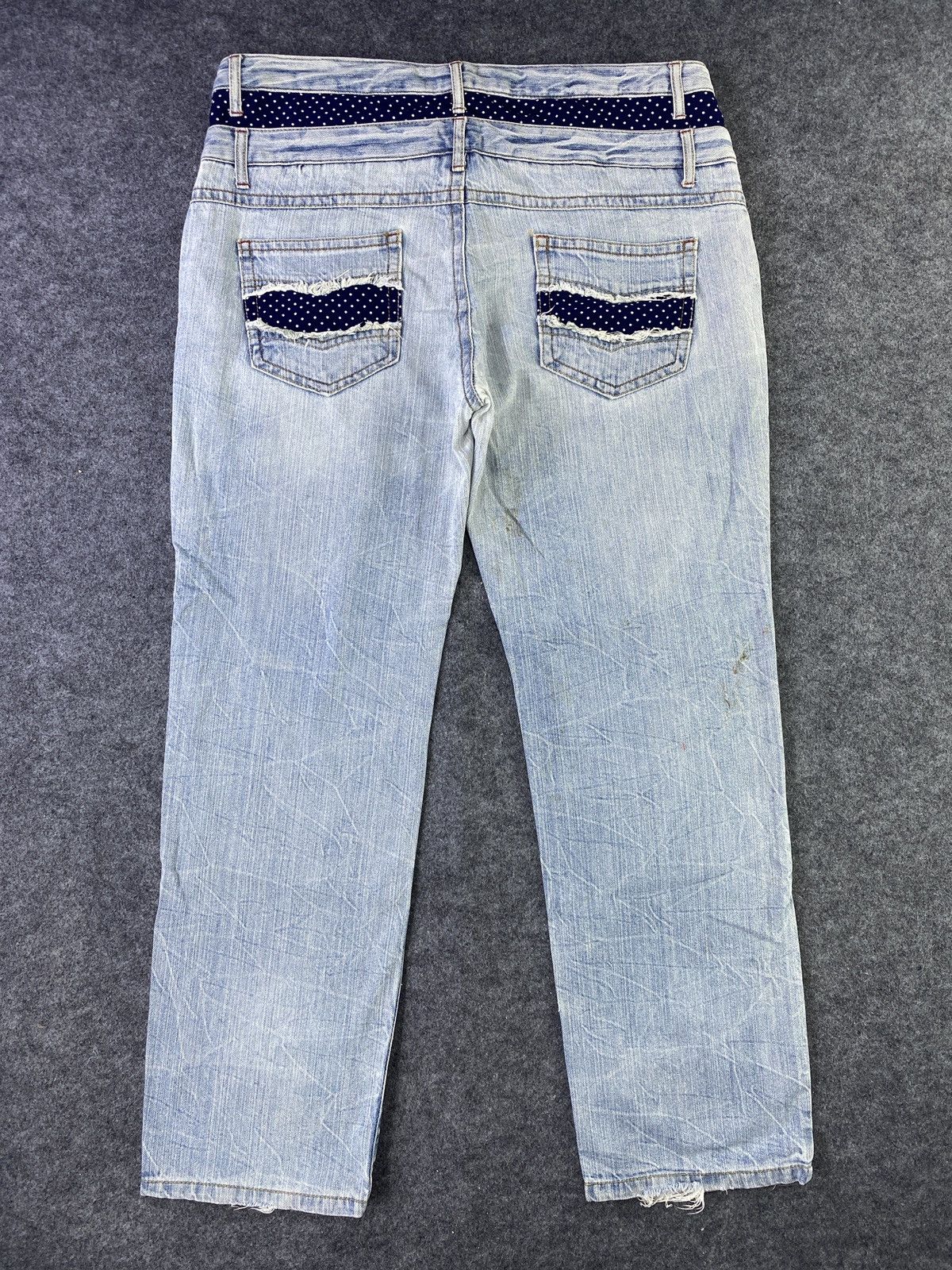 Japanese Brand × Jean Japanese Brand Blue Wash Jeans - J892 Size 37" - 3 Thumbnail