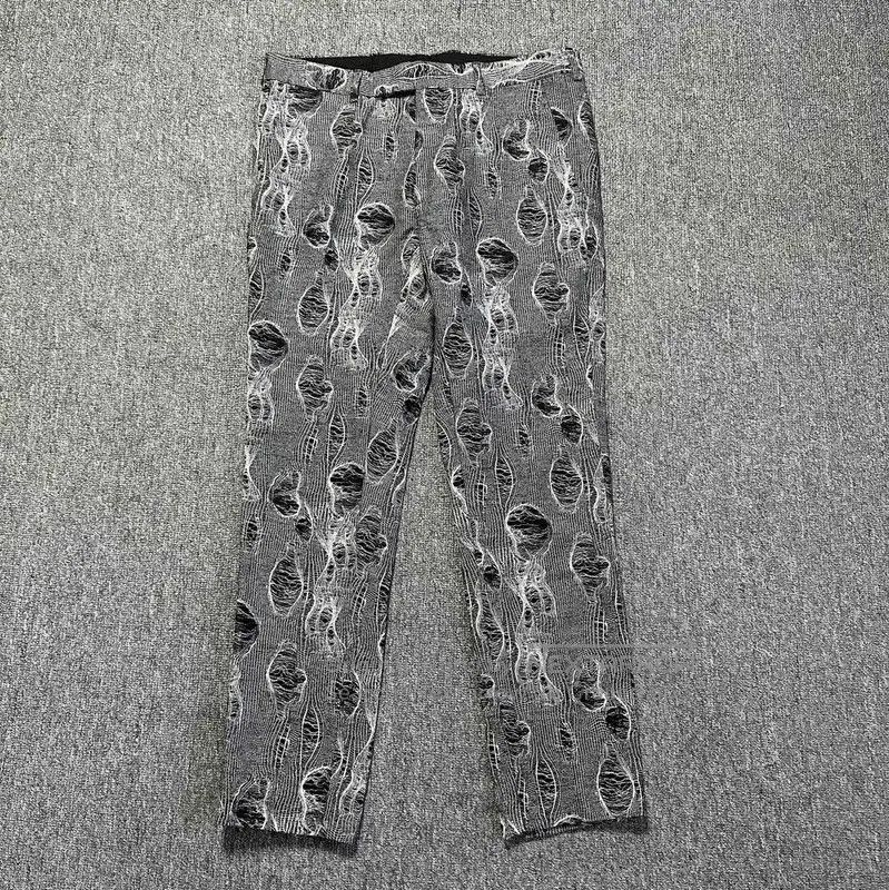 Other Dior Men's Grey Embroidered Casual Pants . Size US 27 - 1 Thumbnail
