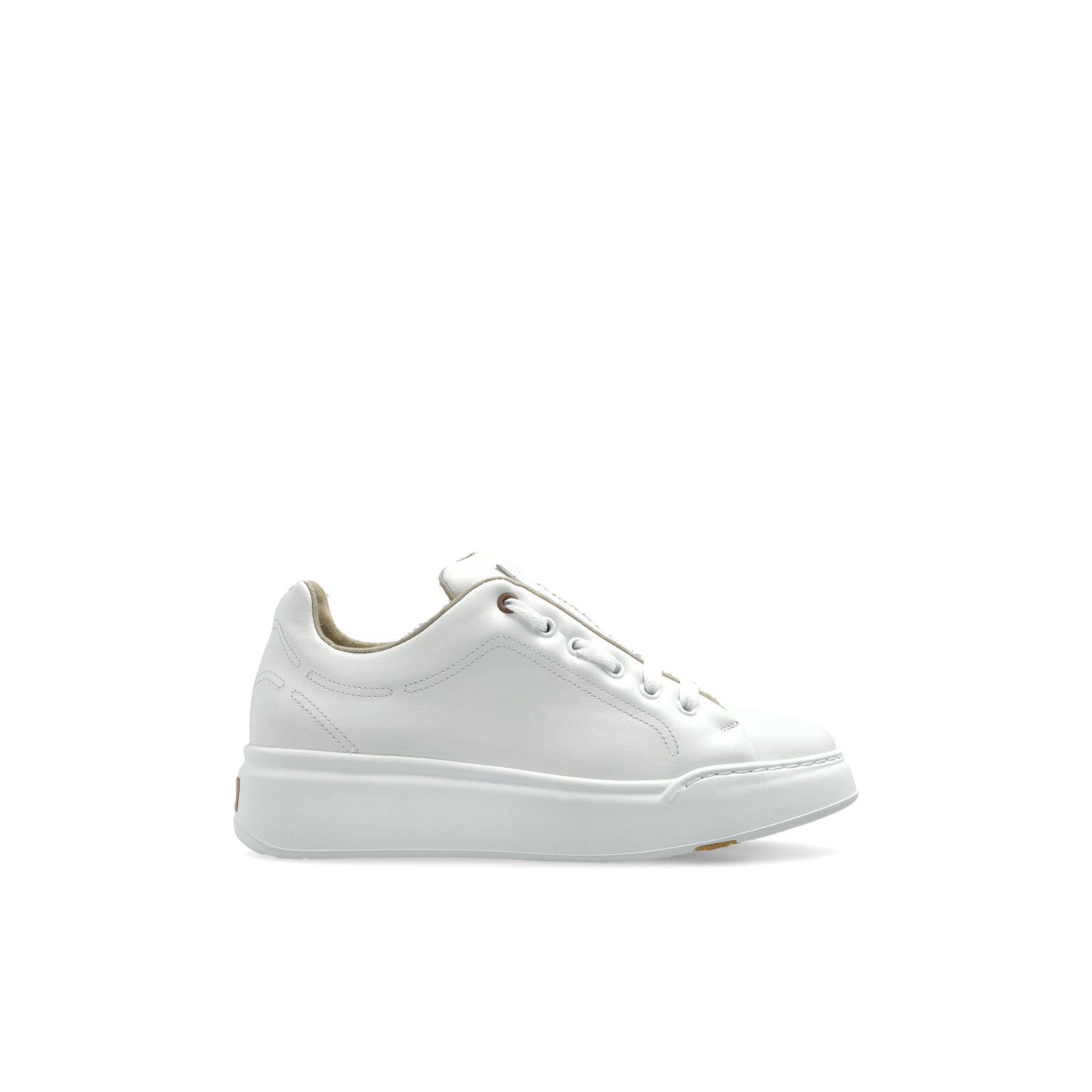 MAX MARA Maxiv White Leather Sports Sneakers New & Authentic