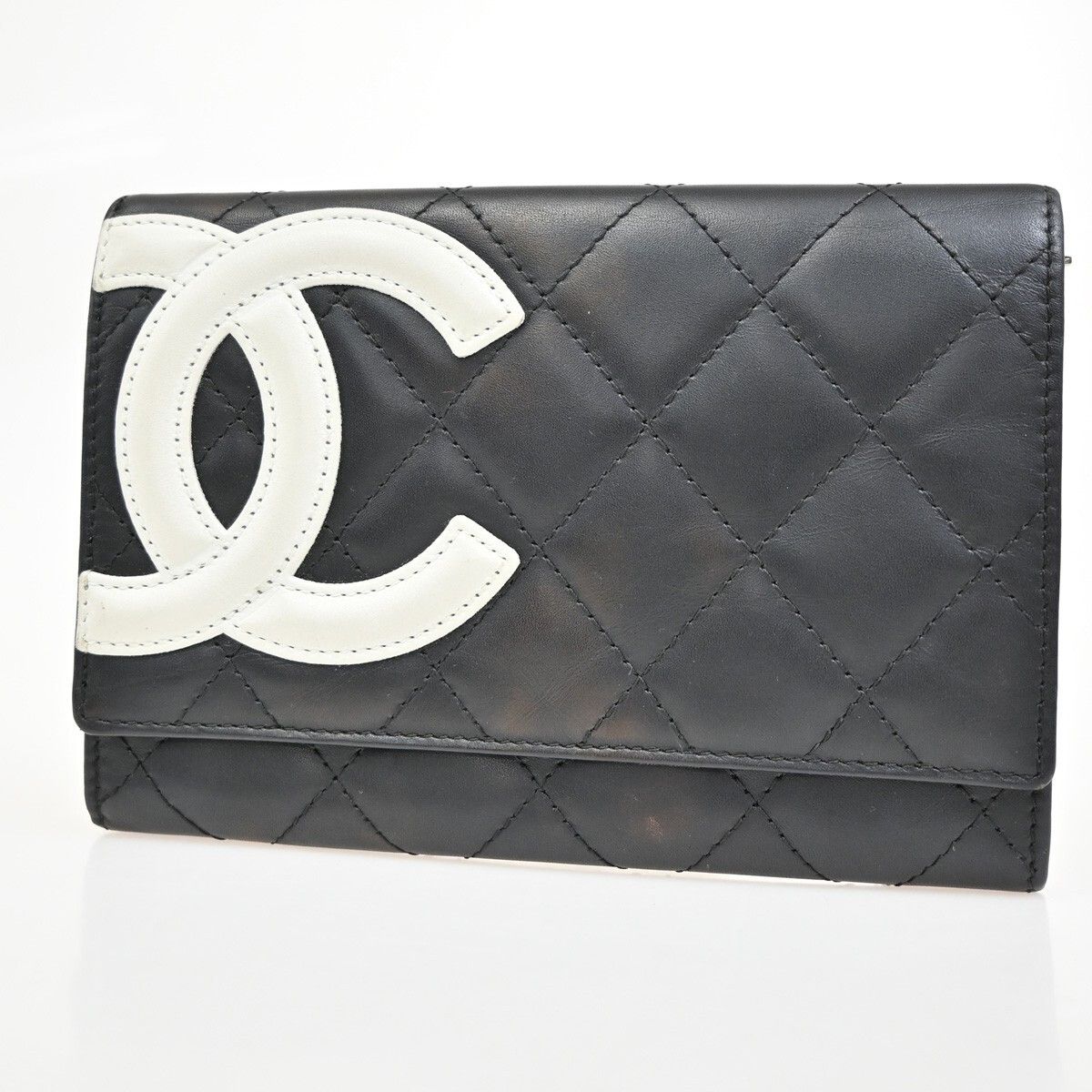 Chanel Chanel Cambon Bifold Wallet Quilted Lambskin Size ONE SIZE - 1 Thumbnail